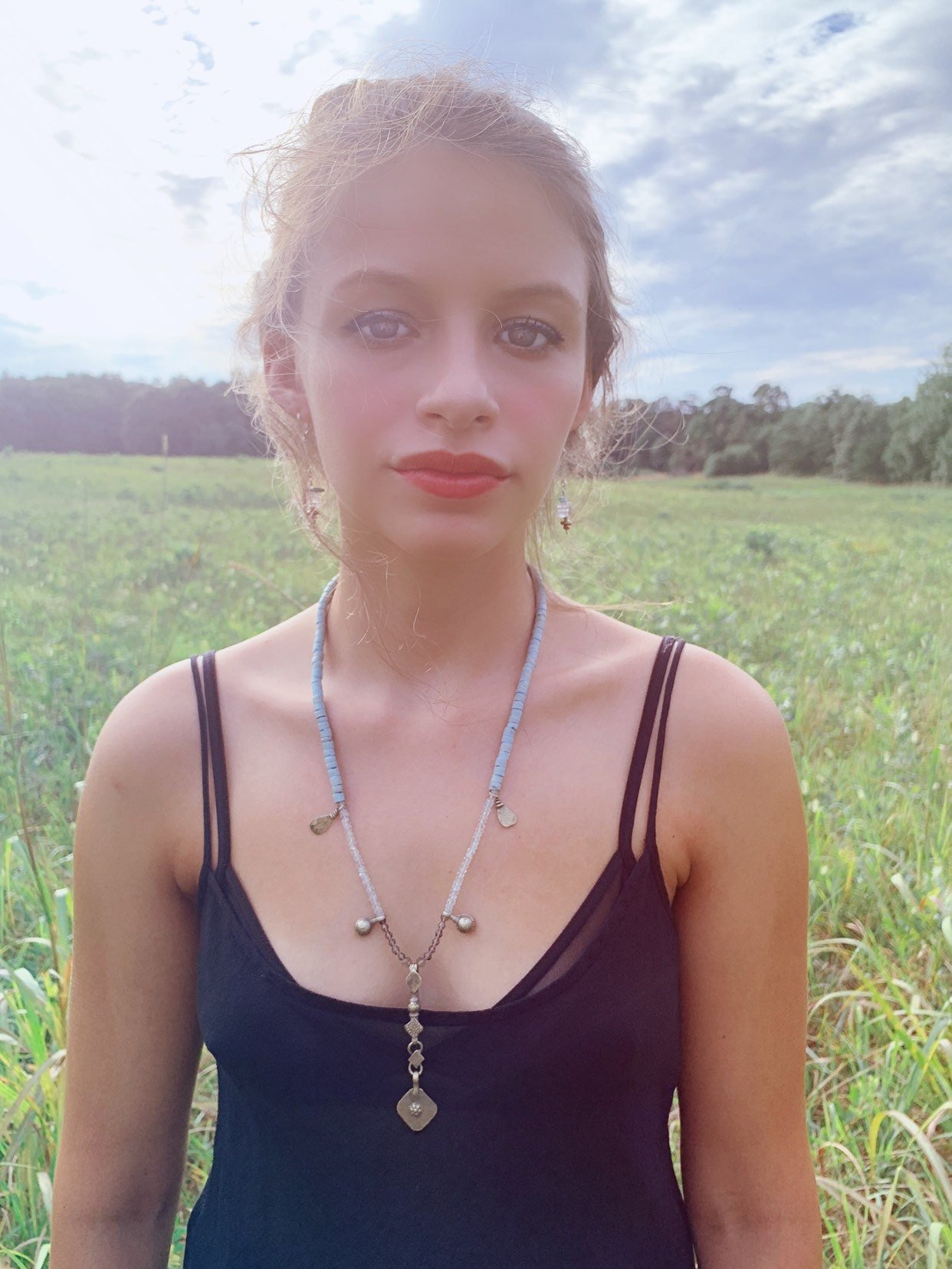ROSALEN Necklace On Model