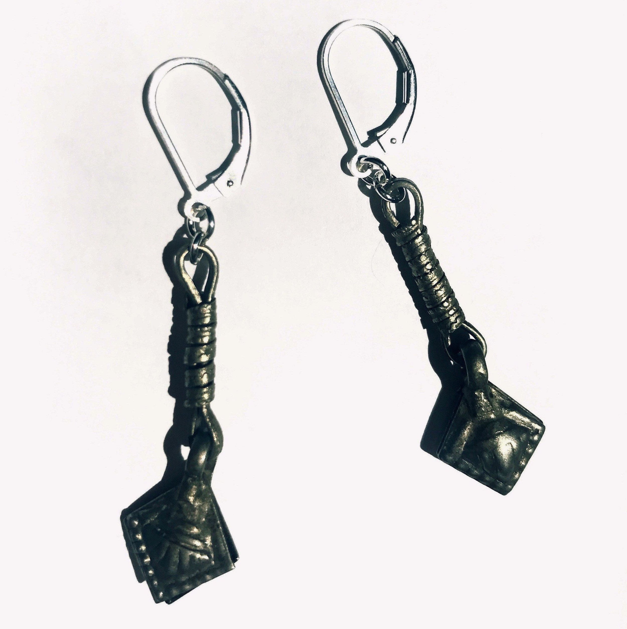 HARP Flutter Drop Earrings Top View