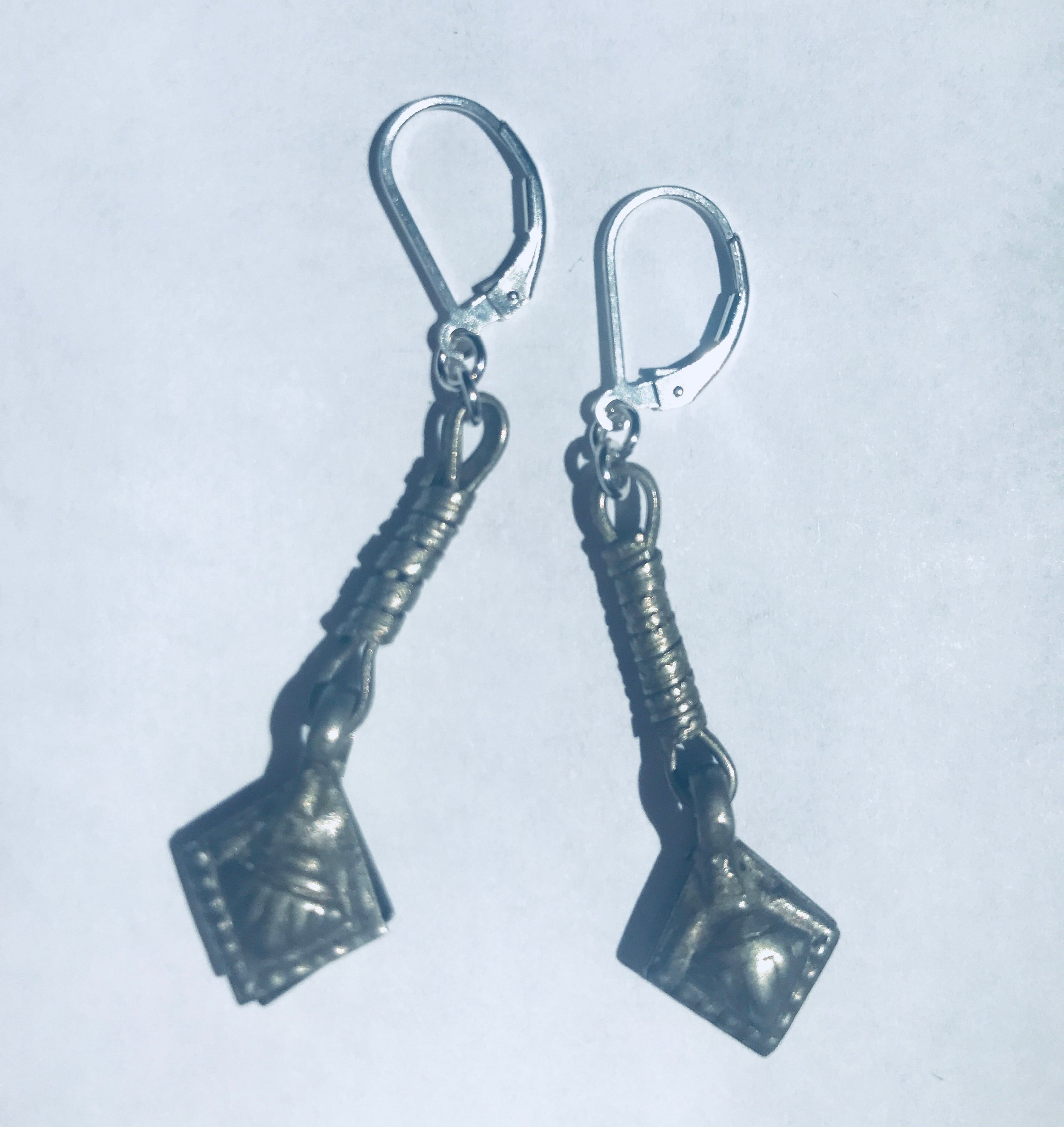 HARP Flutter Drop Earrings Top View