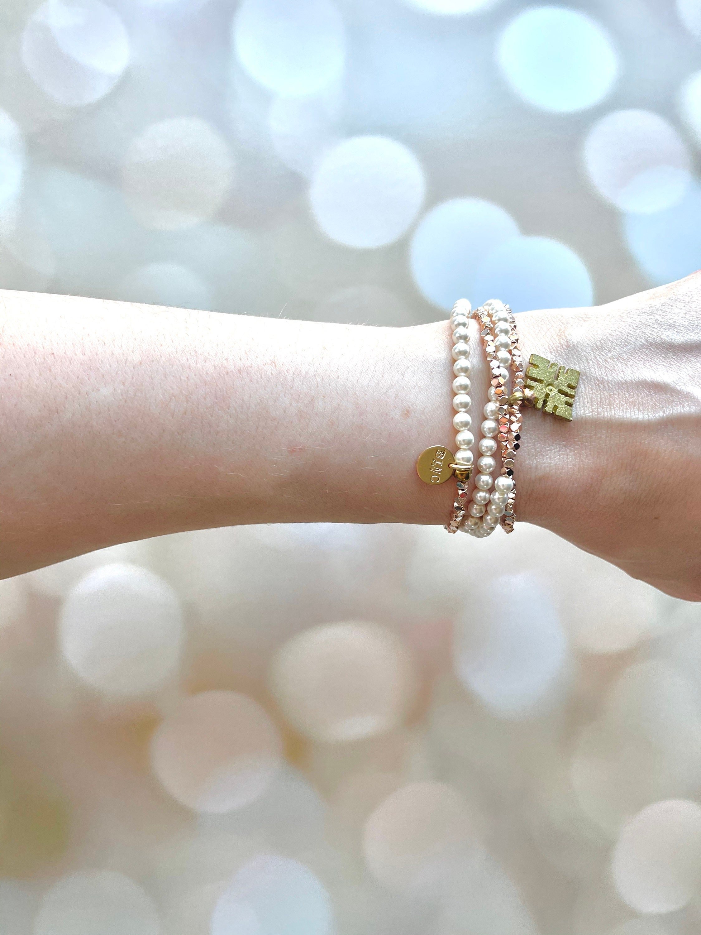 OLIVIA Wrap Bracelet Top View