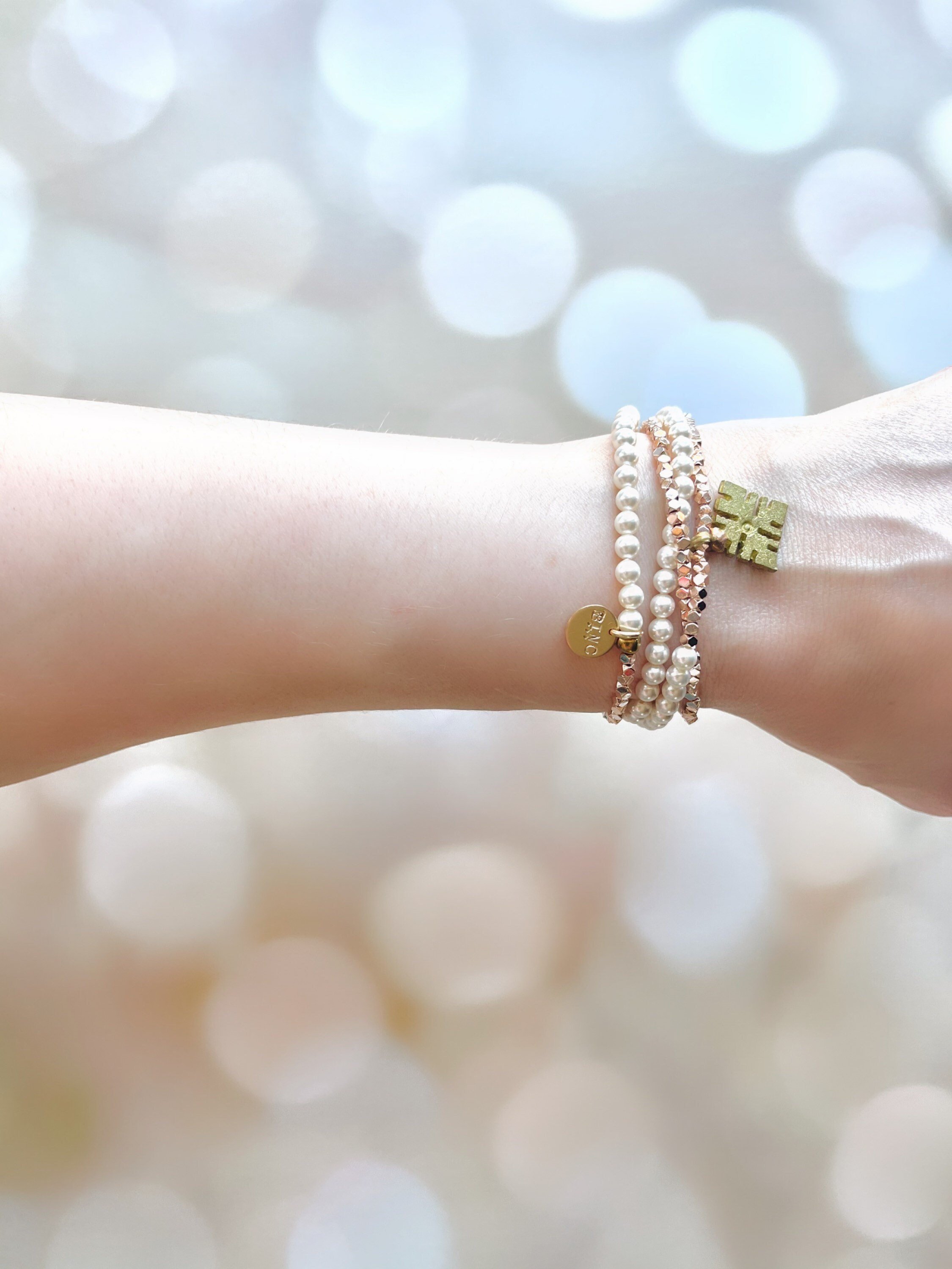 OLIVIA Wrap Bracelet Top View