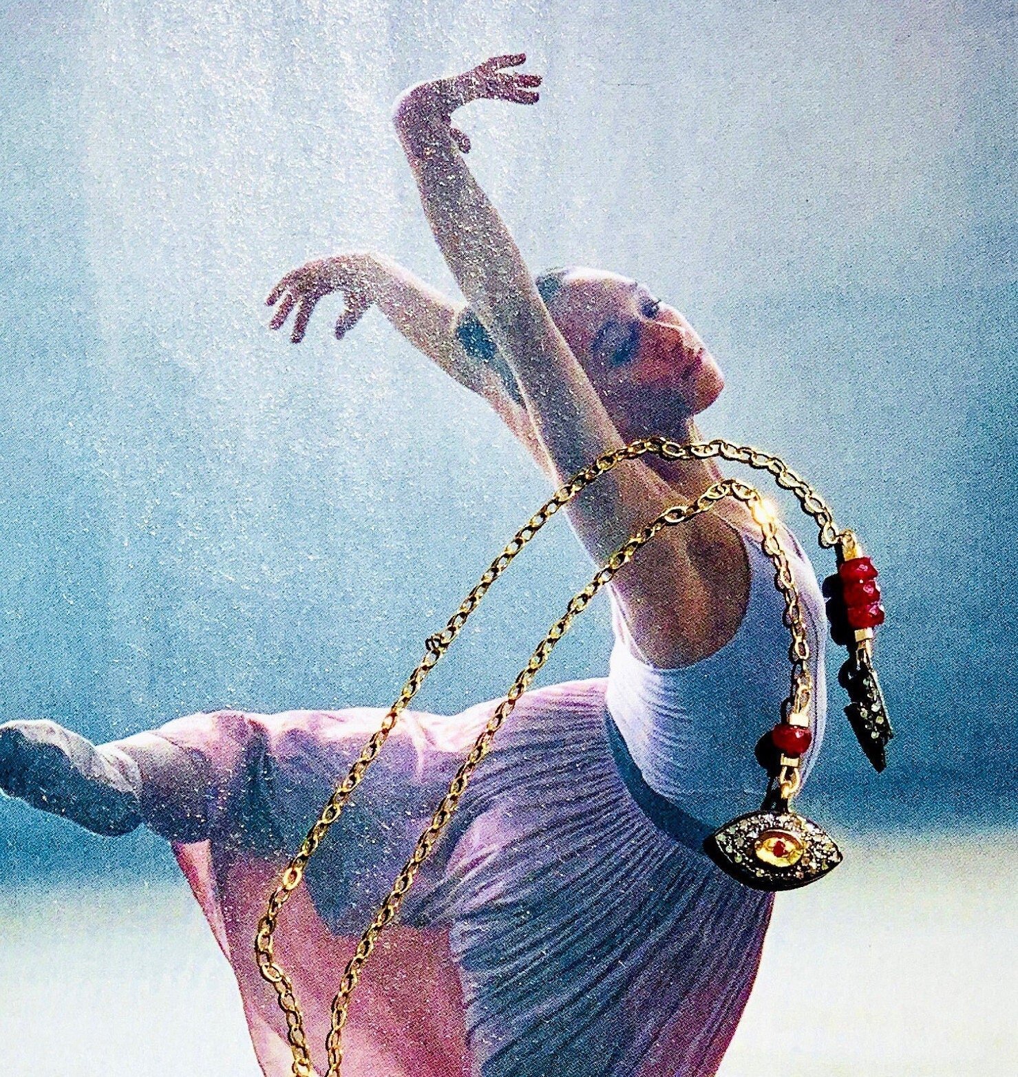DAHLIA Necklace On Display