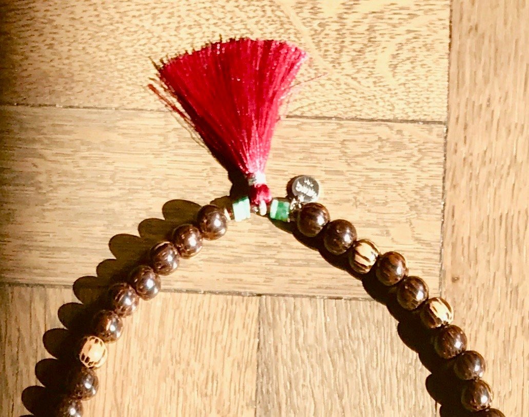 LAKE Statement Necklace Top View Up Close