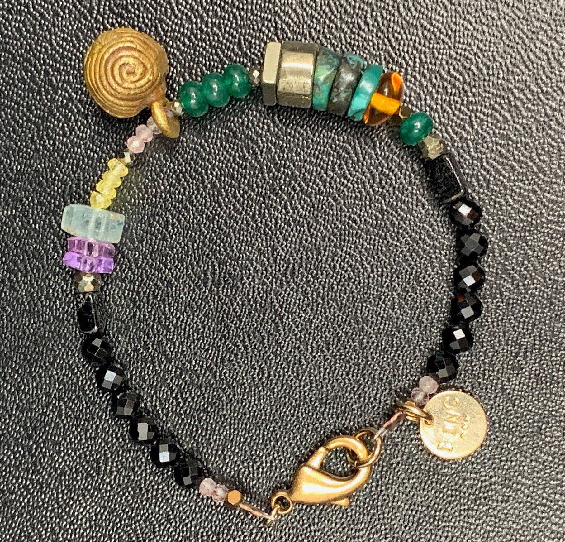 BANKS Jeweled Bracelet Close Up View