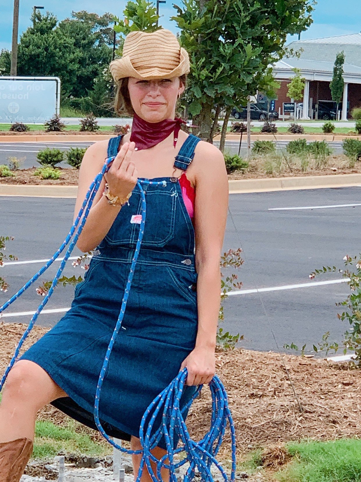 WYATT Cowgirl Choker Model Wearing