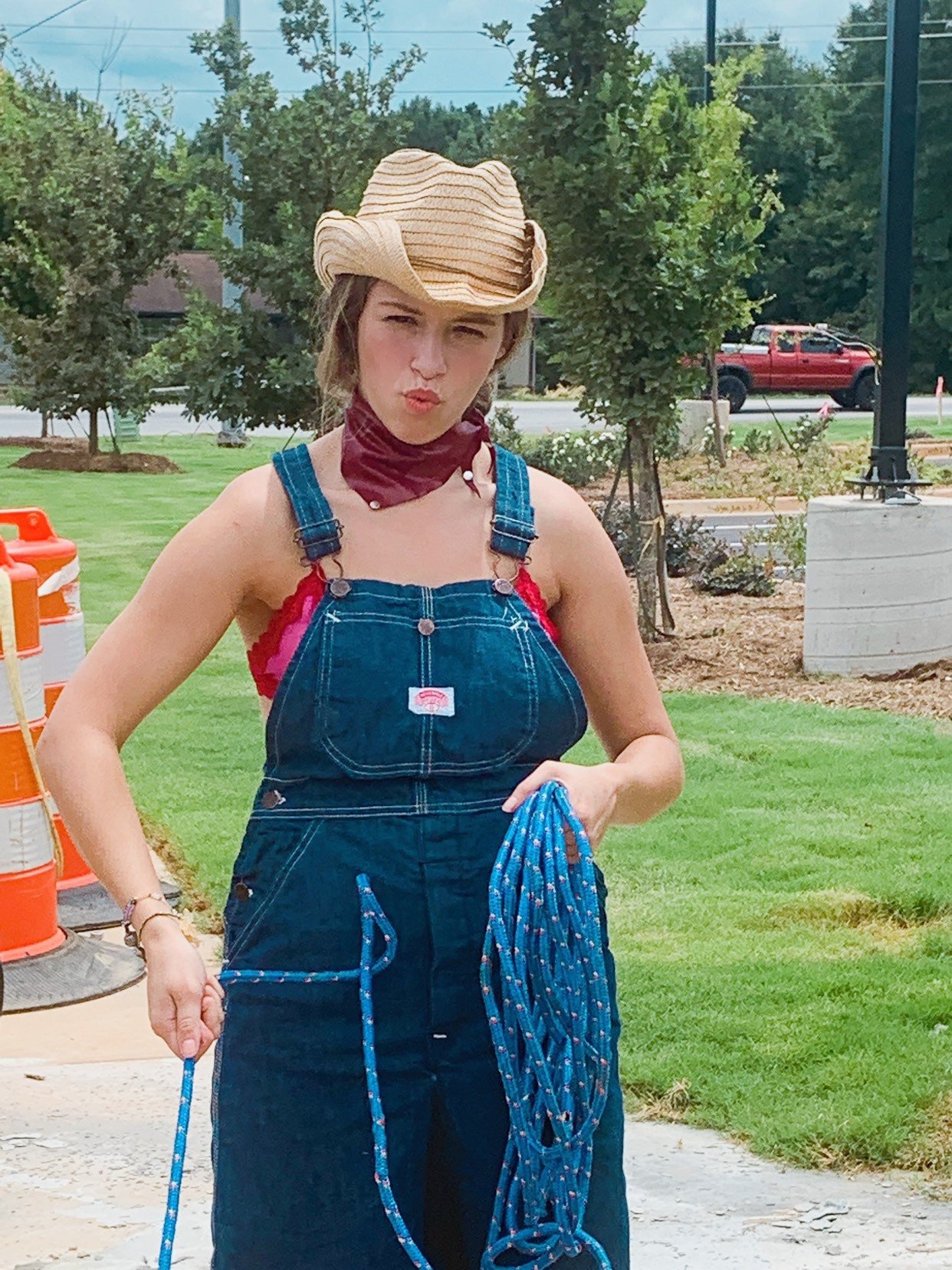 WYATT Cowgirl Choker Model Wearing