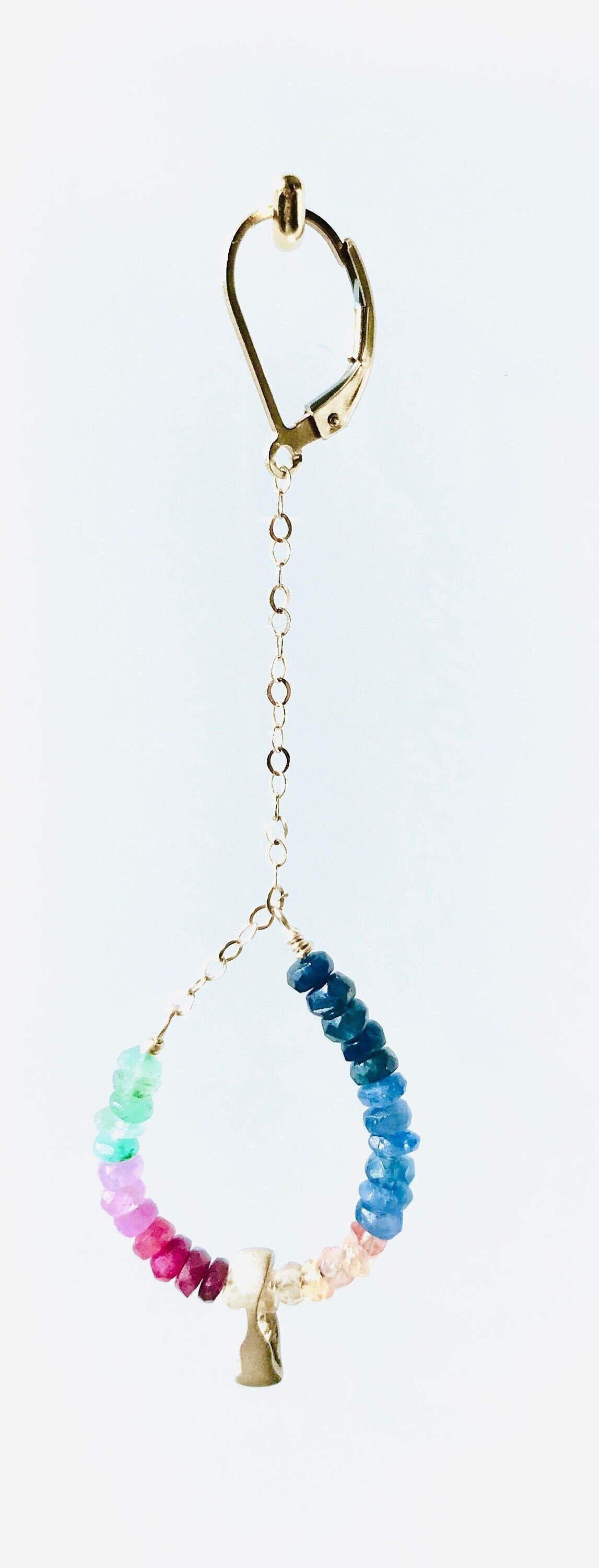 MIA Earring Top View Up Close