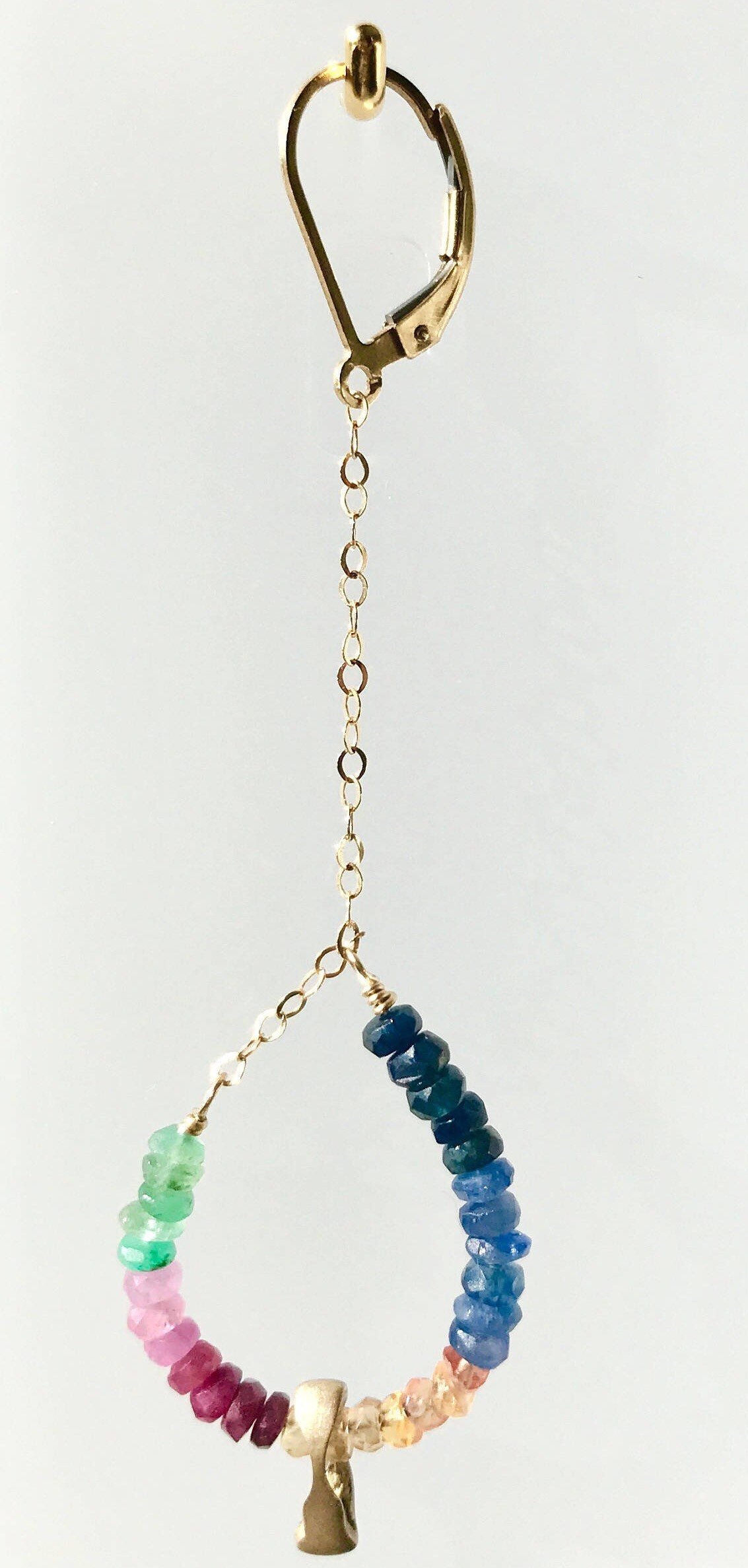 MIA Earring Top View Up Close