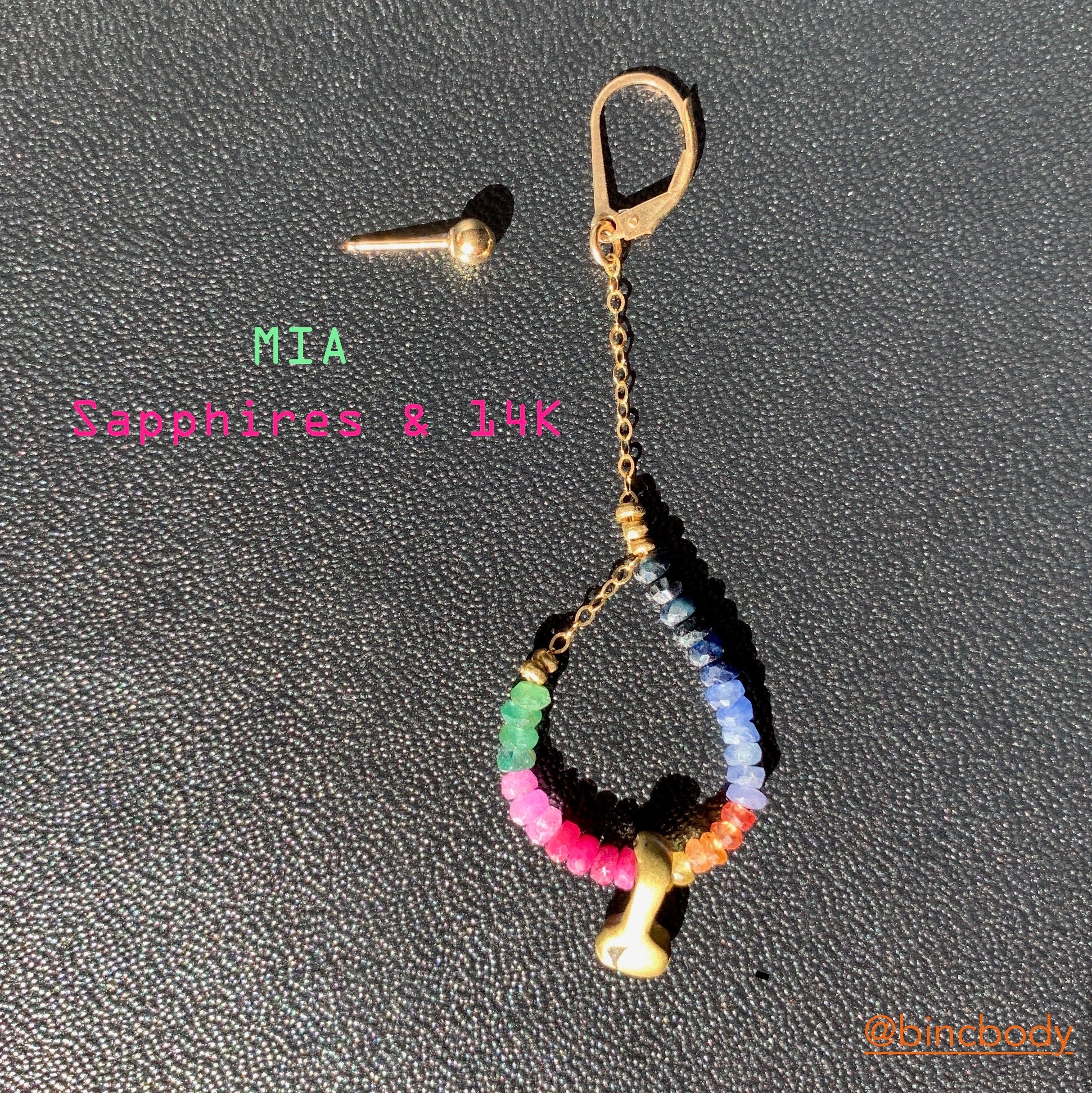 MIA Earring Top View