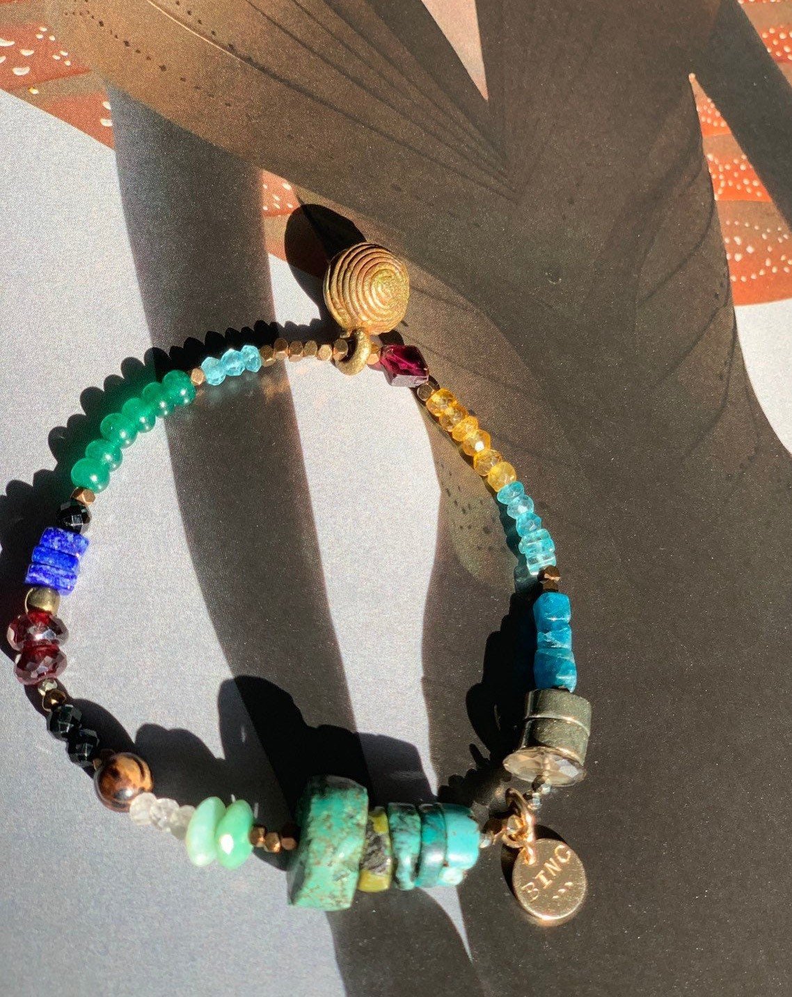 PEACEMAKER! Jeweled Bracelet Top View