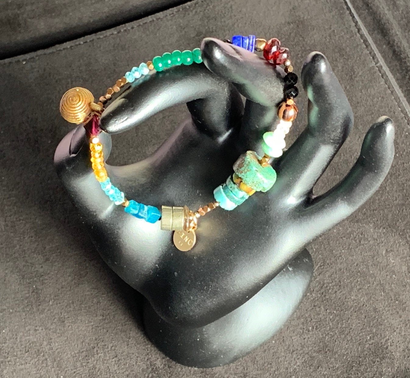PEACEMAKER! Jeweled Bracelet Close Up Top View