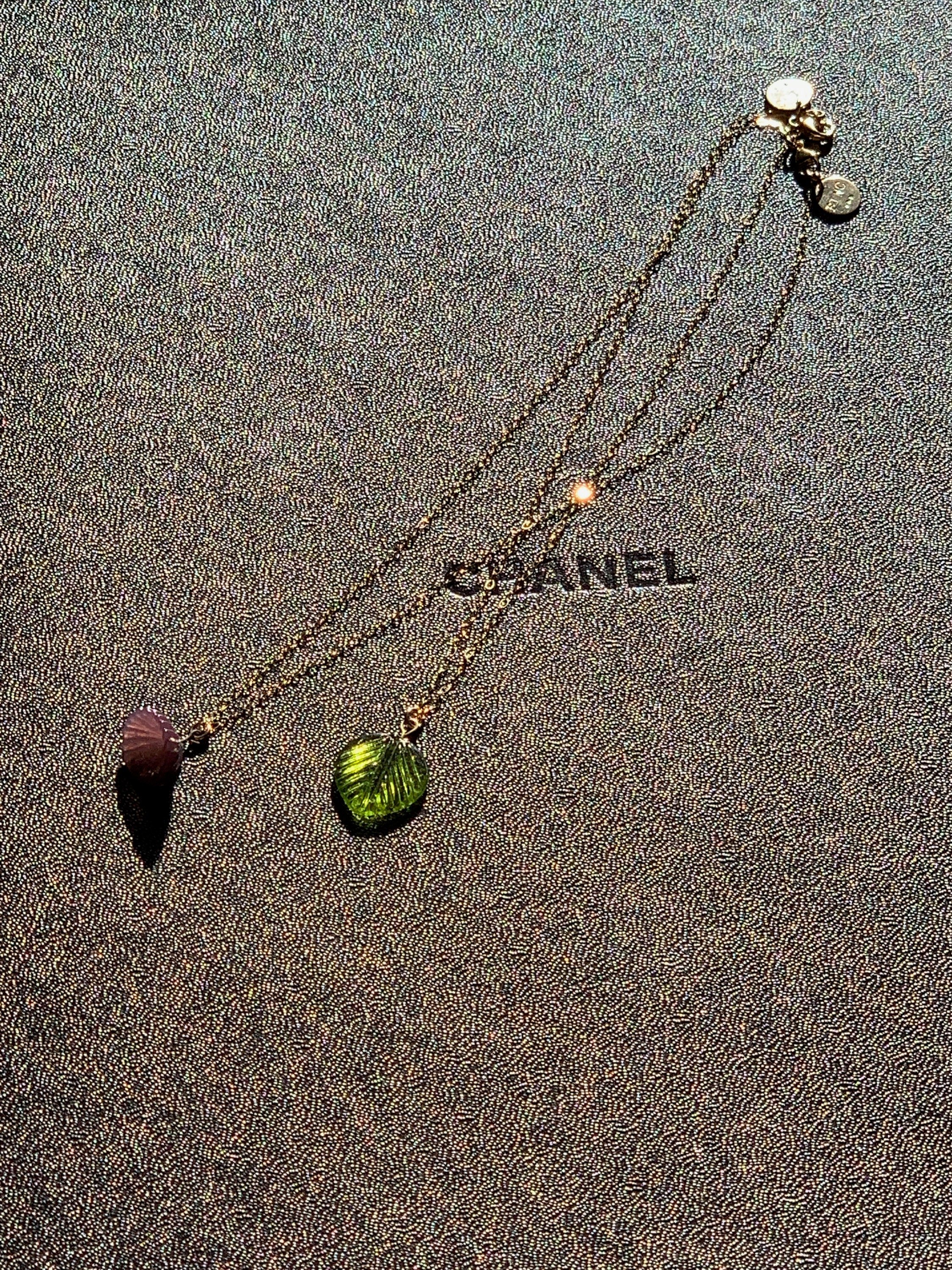 FRUIT HOOPS Necklace/Wrap Bracelet Combo Top View
