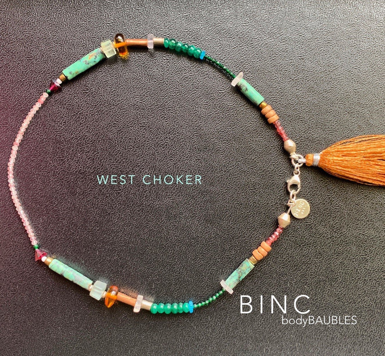 WEST Choker Necklace Top View
