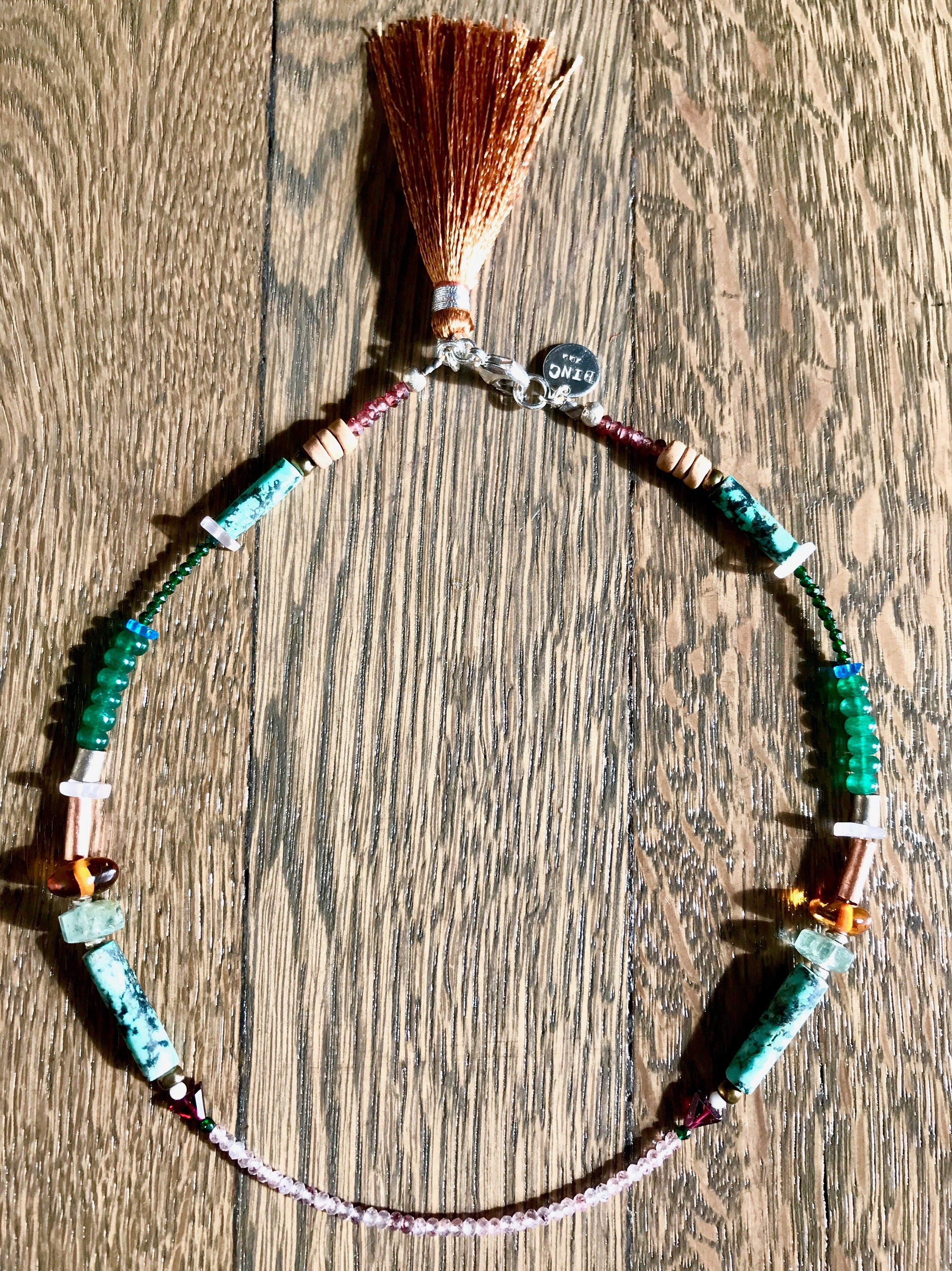 WEST Choker Necklace Top View