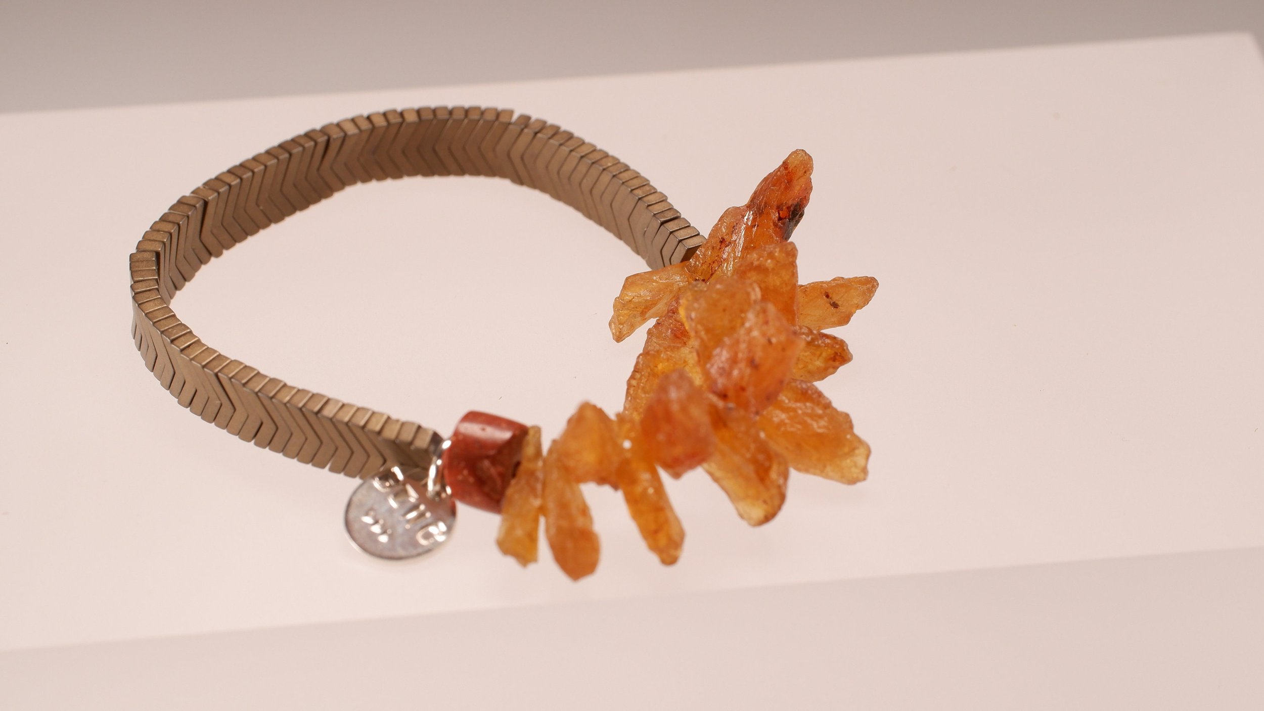 LUCHIA Jeweled Bracelet Top Angle View