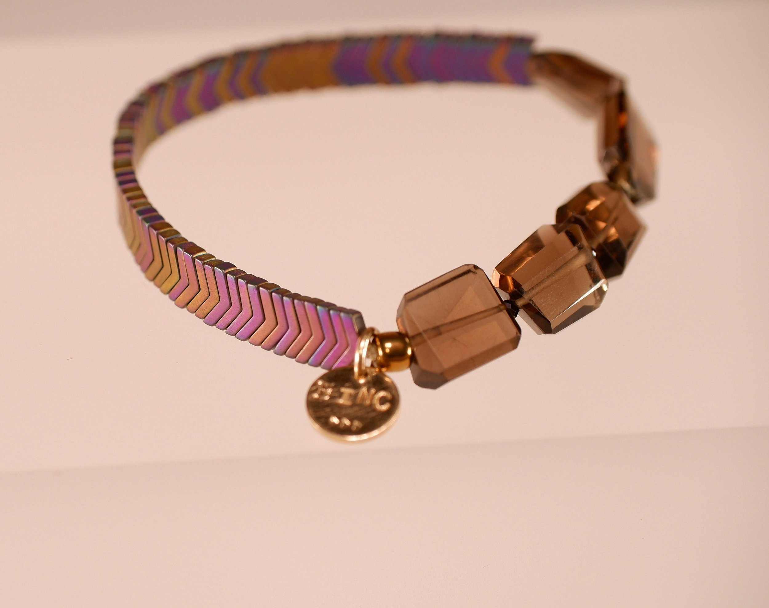 JASMINE Jeweled Bracelet Top Angle View