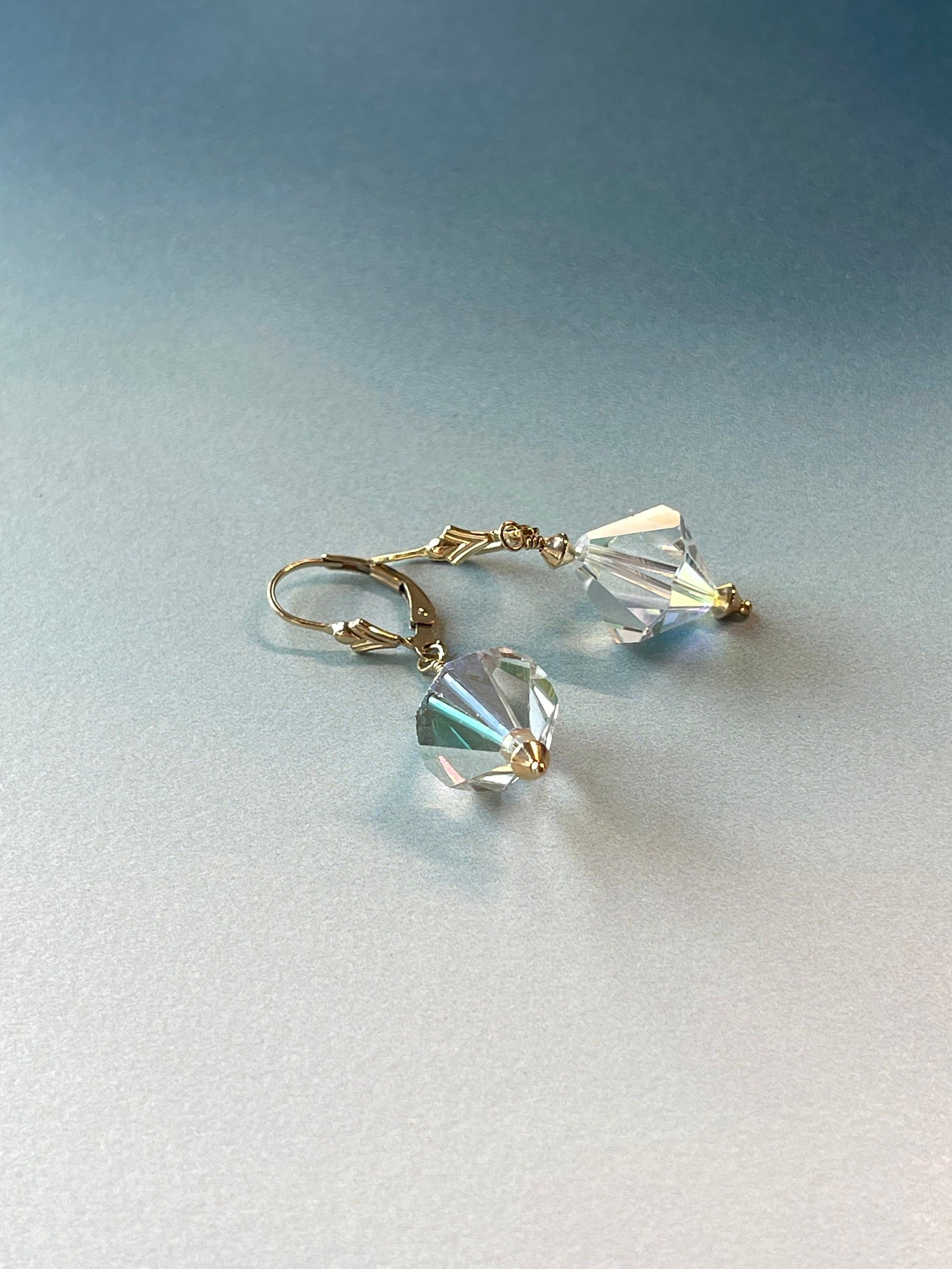 FIONA Flutter Earrings Angle View