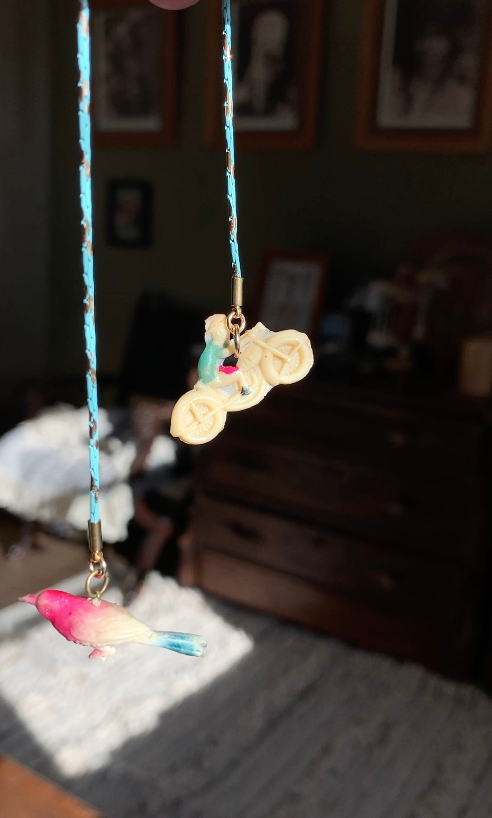 JACK Bolo Necklace Hanging Close Up View
