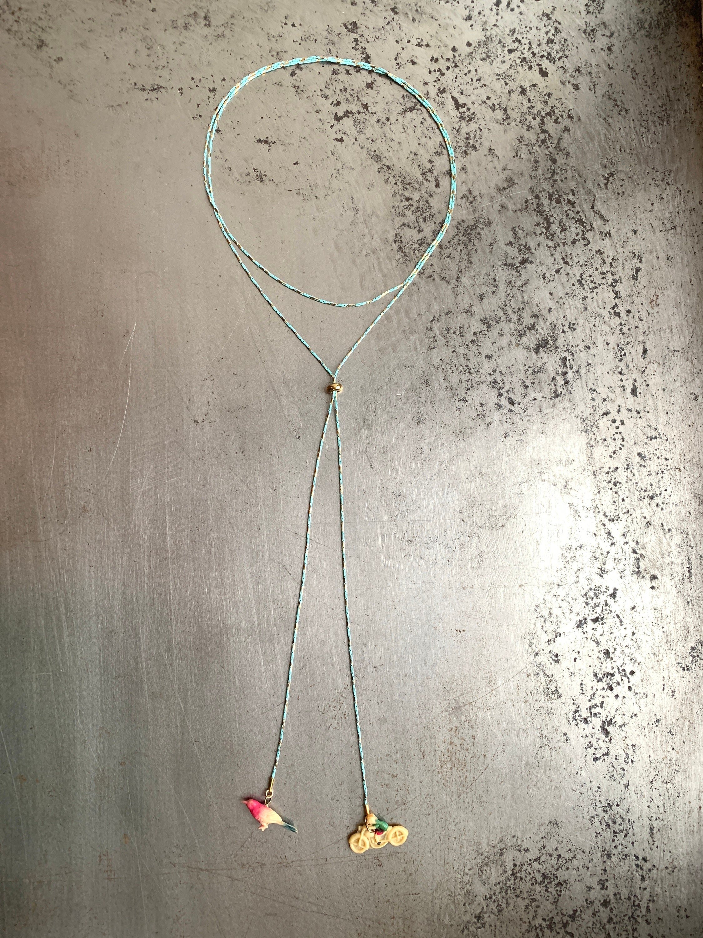 JACK Bolo Necklace Hanging View