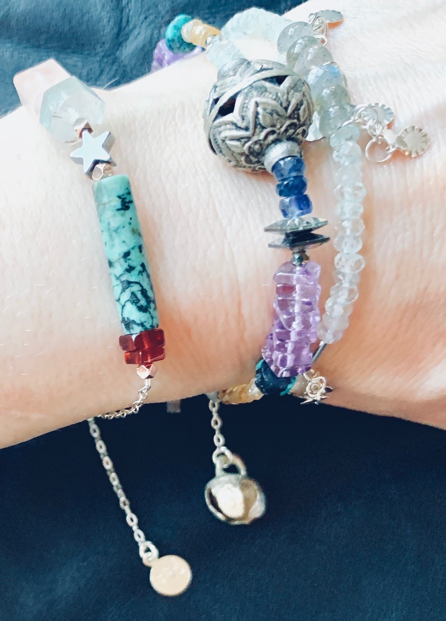 ANXIETY (Release Me) Bracelet Model Wearing