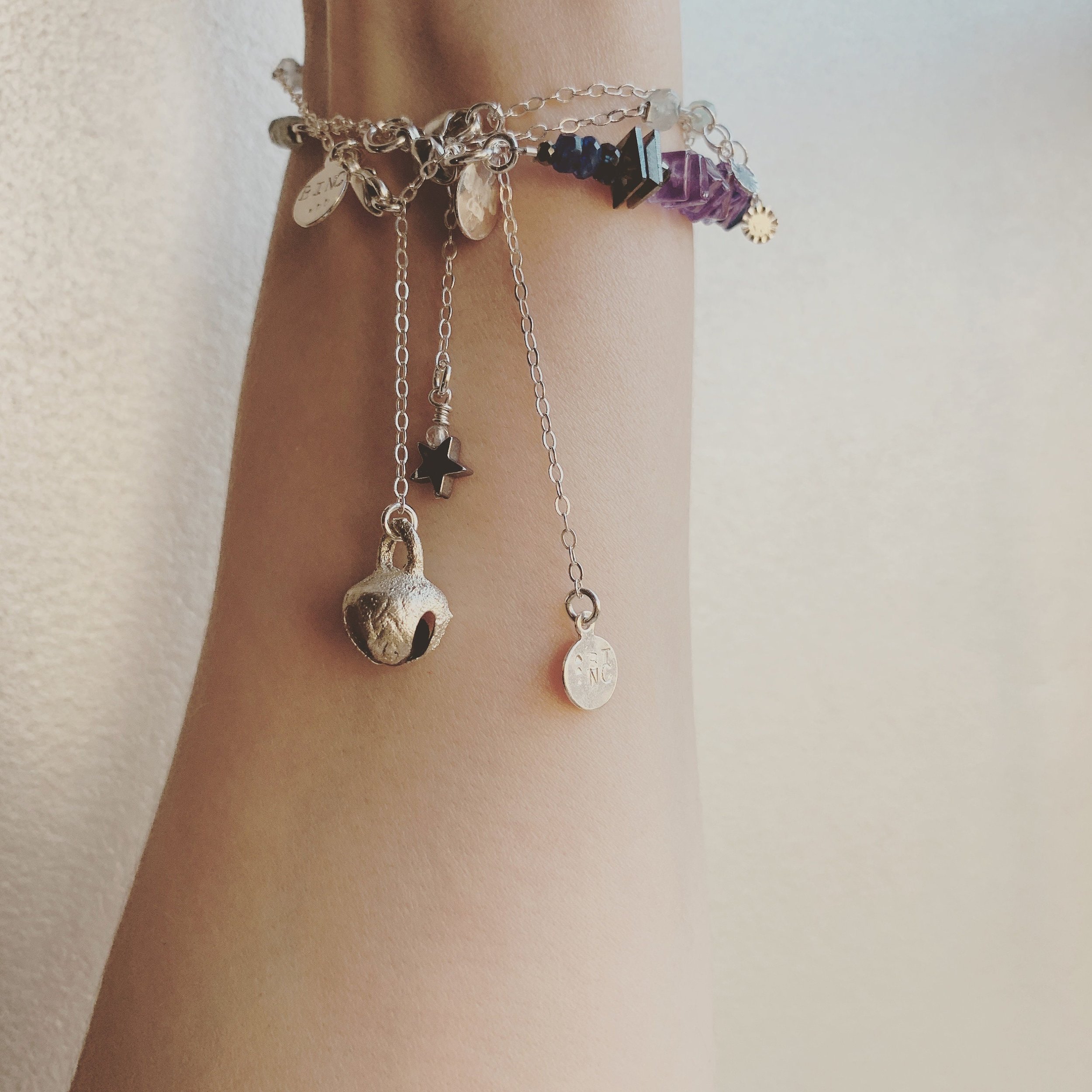 ANXIETY (Release Me) Bracelet Model Wearing On Wrist