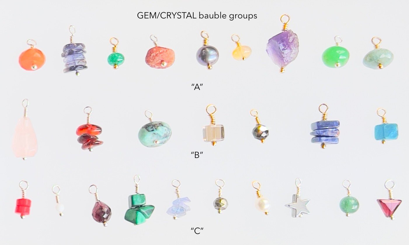 LOVE Charm Necklace Gem Choices