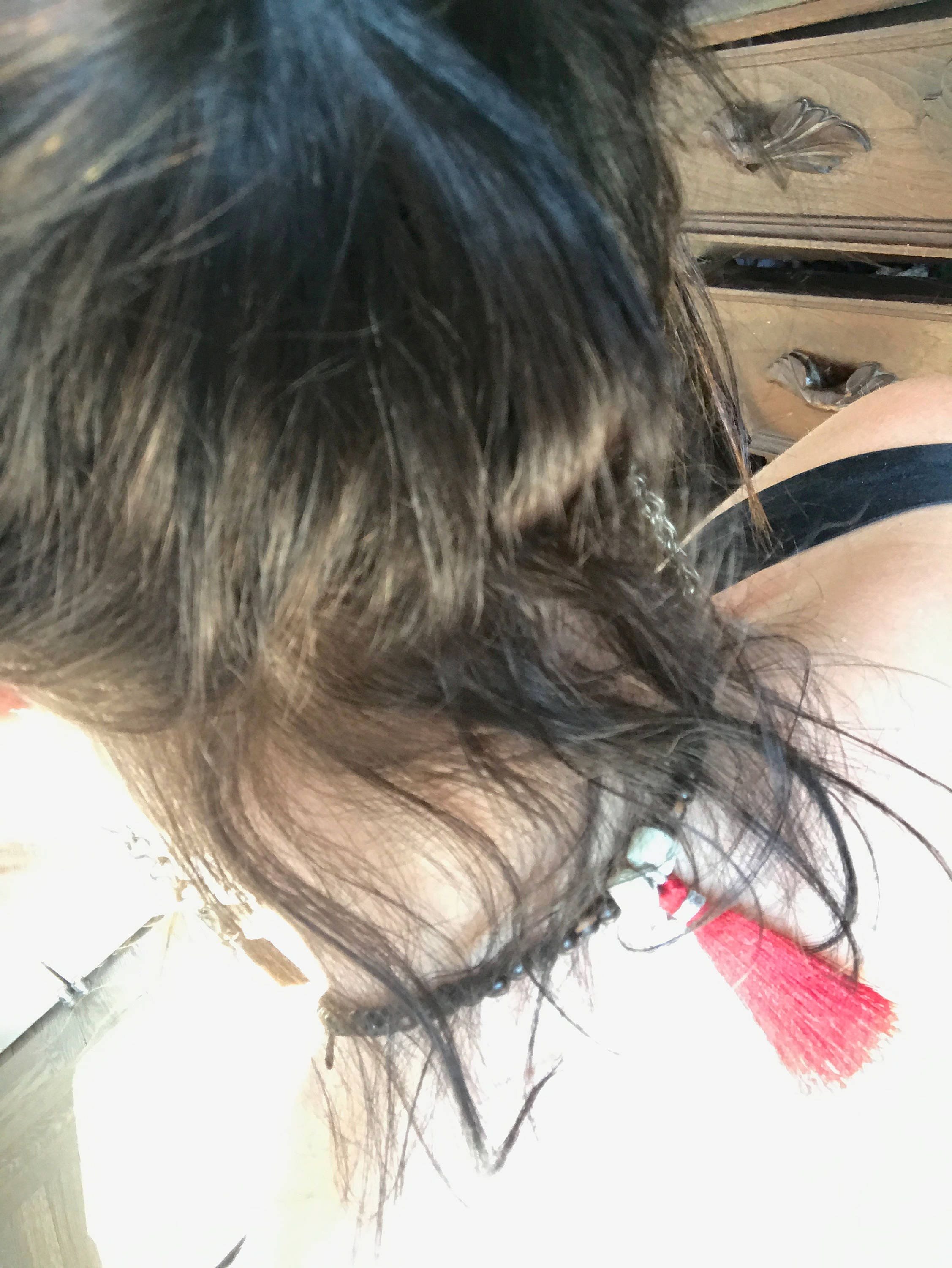DAKOTA Long Necklace Model Wearing Up Close