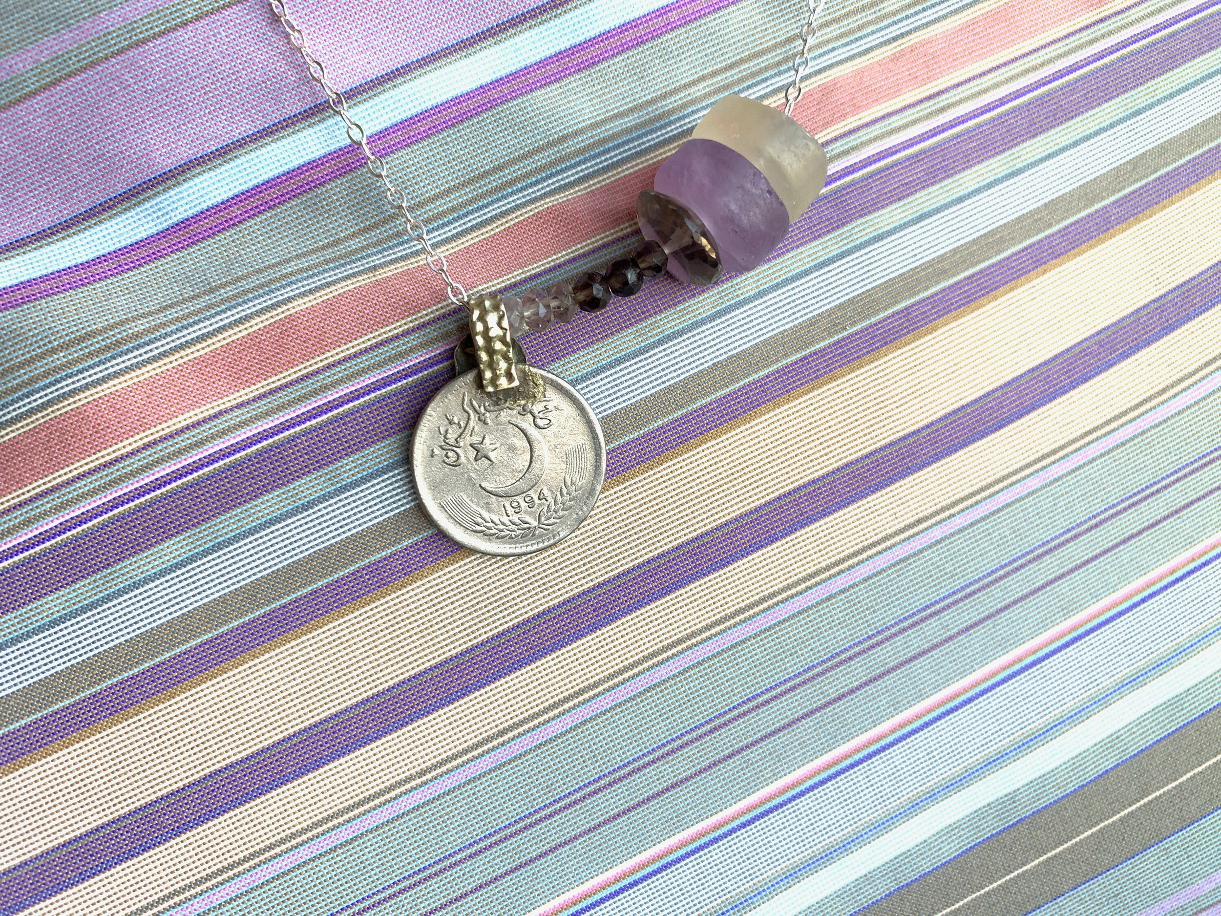 CLARITY (I am lucid) Necklace Top Angle View