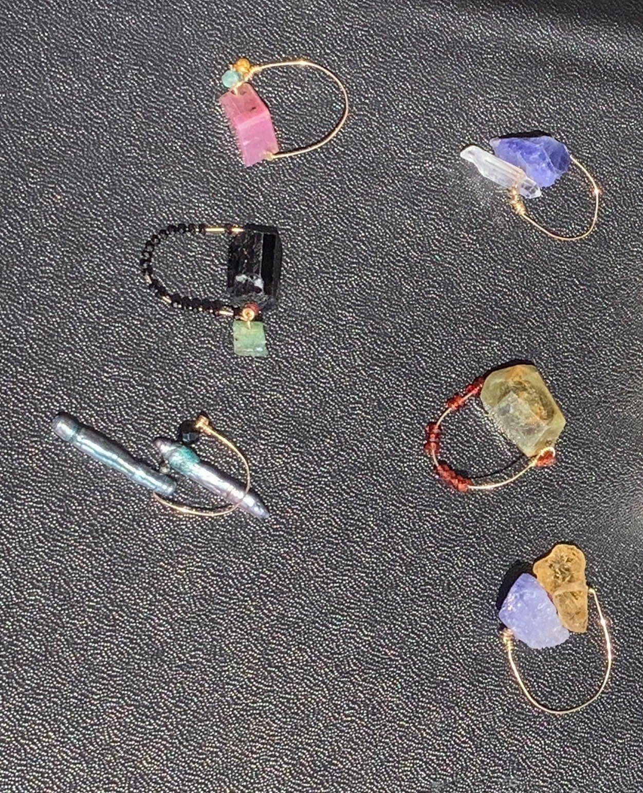 MANCHESTER Gemmy Fidget Ring Gem Options