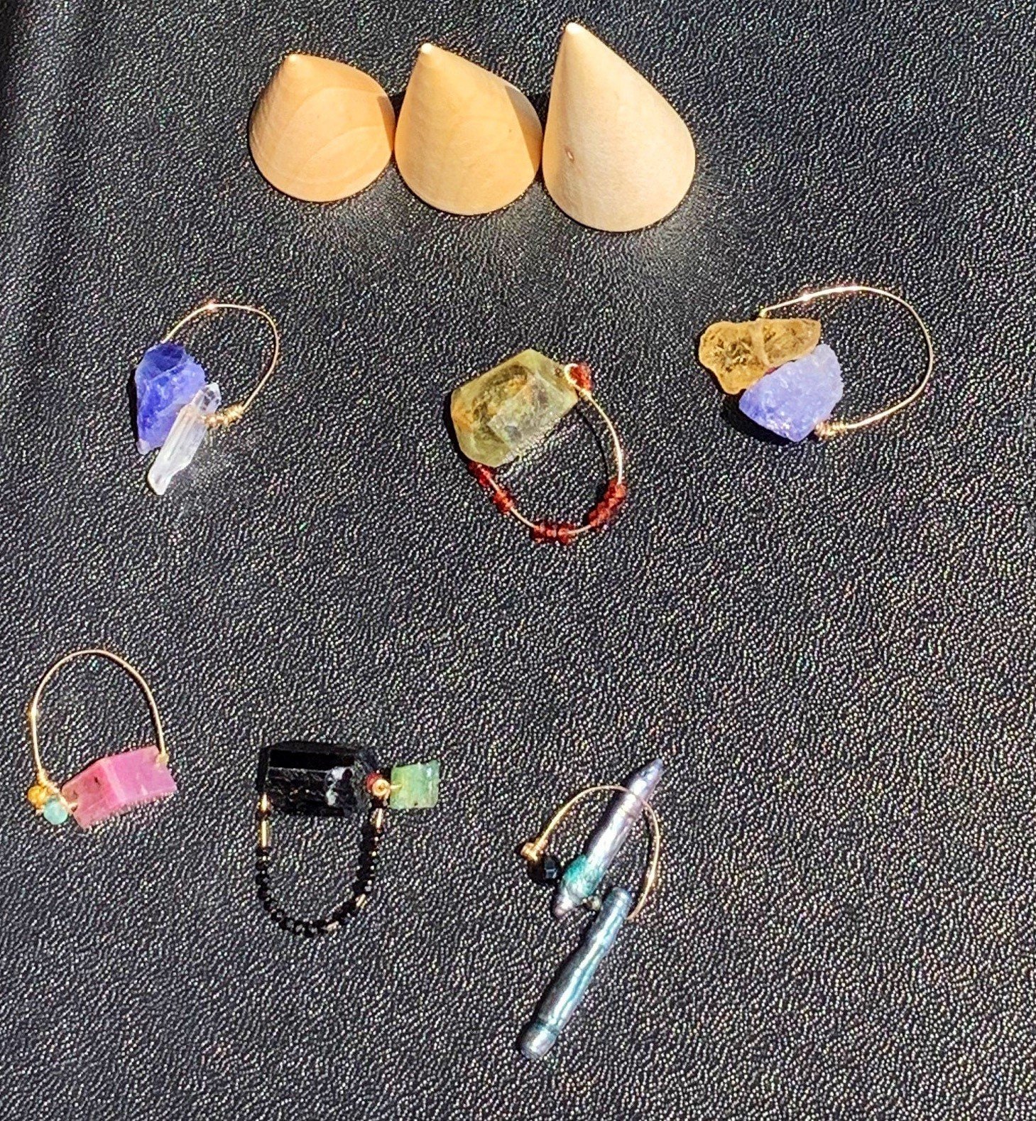 DARJEELING Crystal Fidget Ring Gem Options
