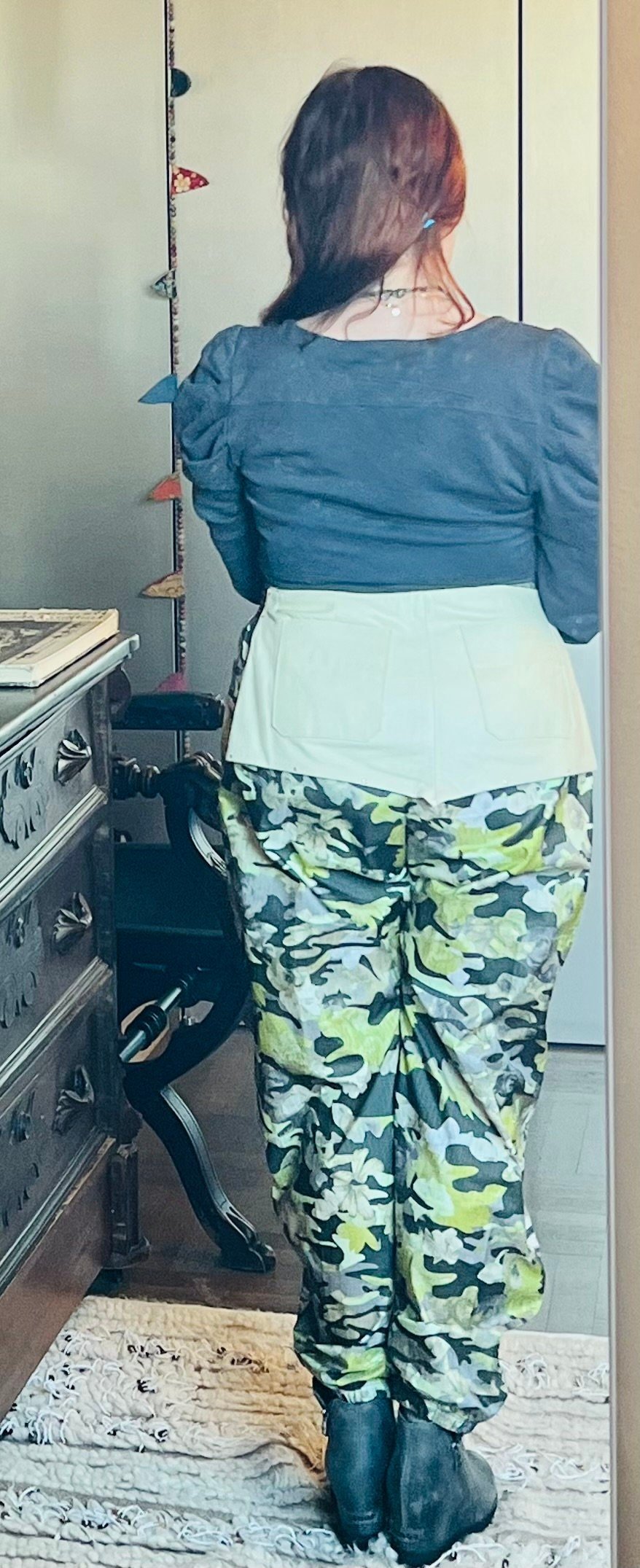 TRUCKER Attachable Pockets Model Wearing