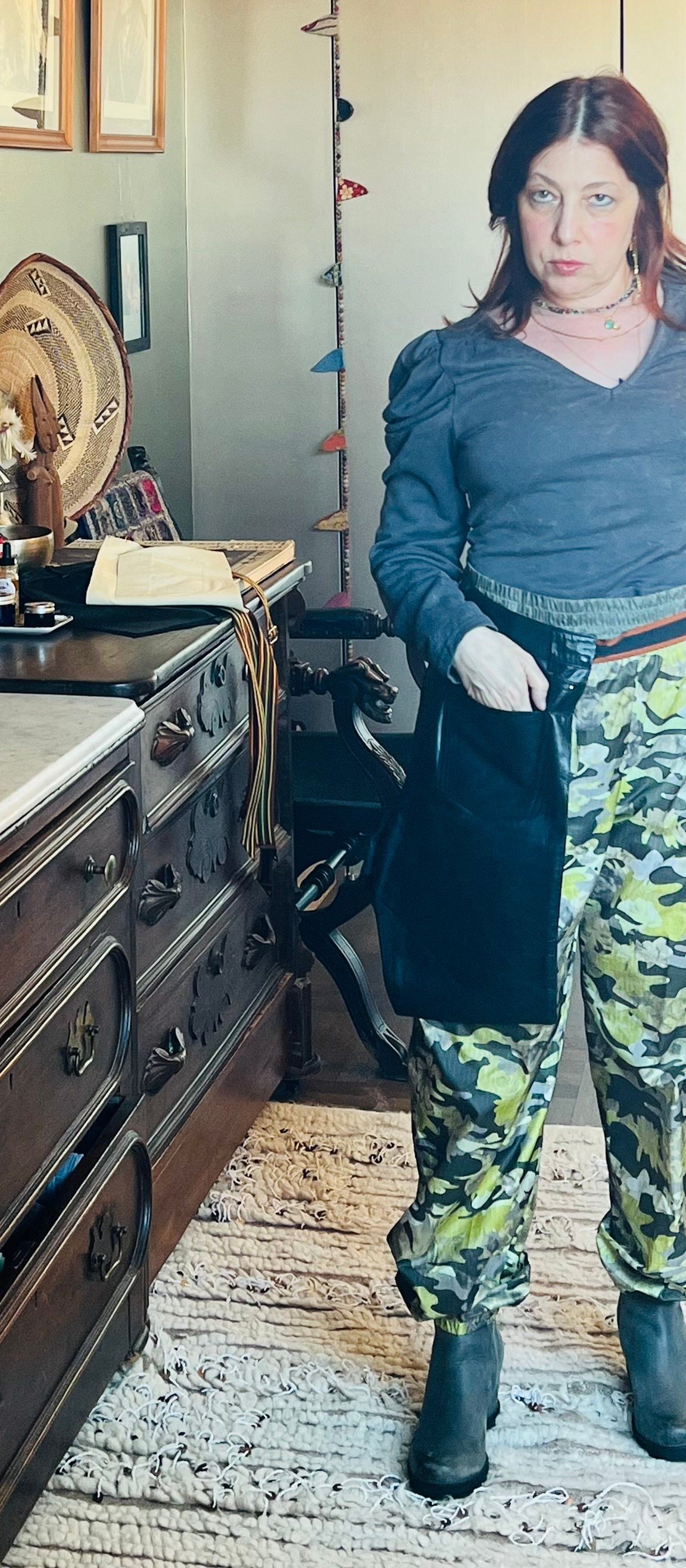 TRUCKER Attachable Pockets Model Wearing
