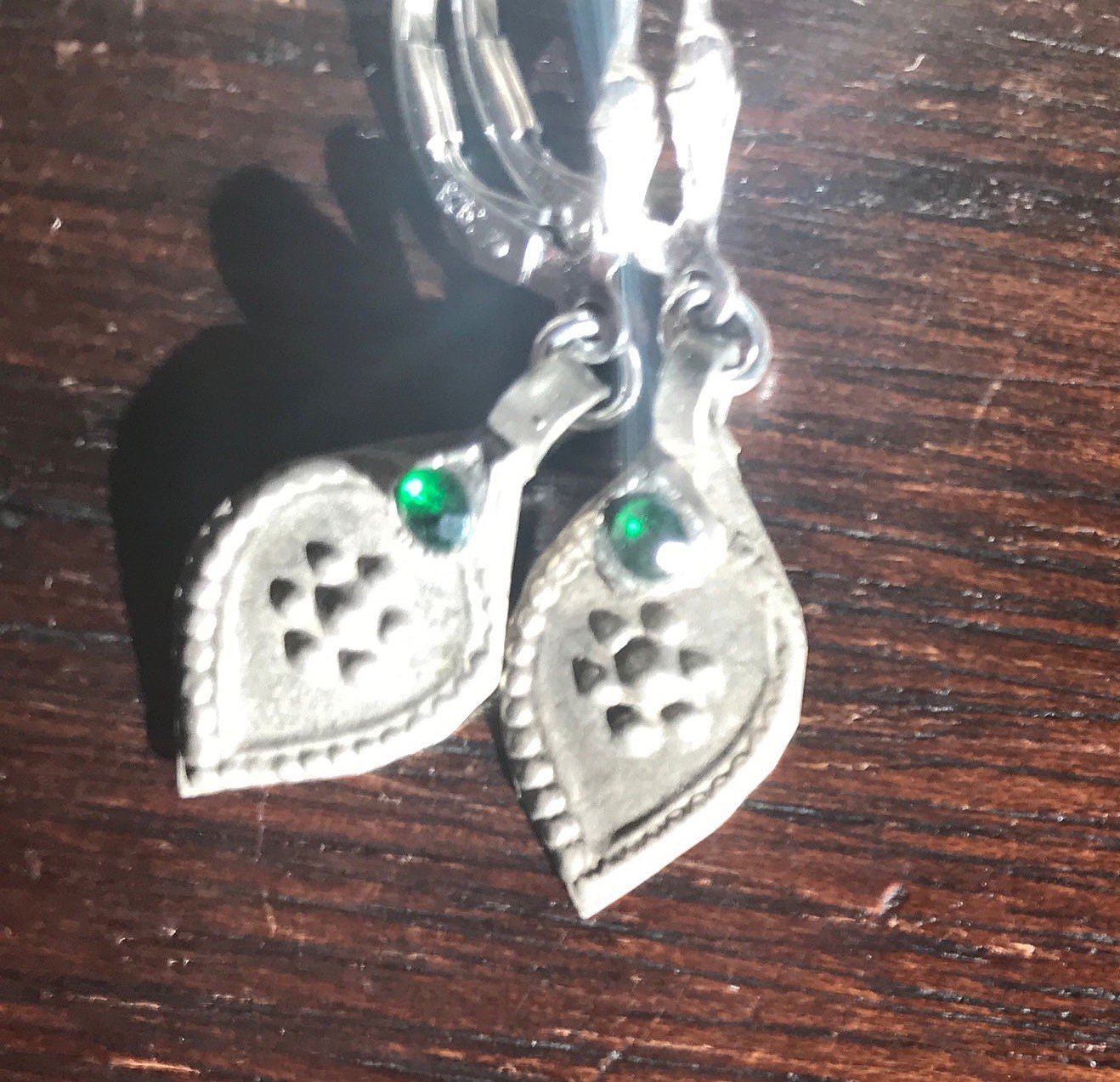TATUM Paisley Earrings Top View