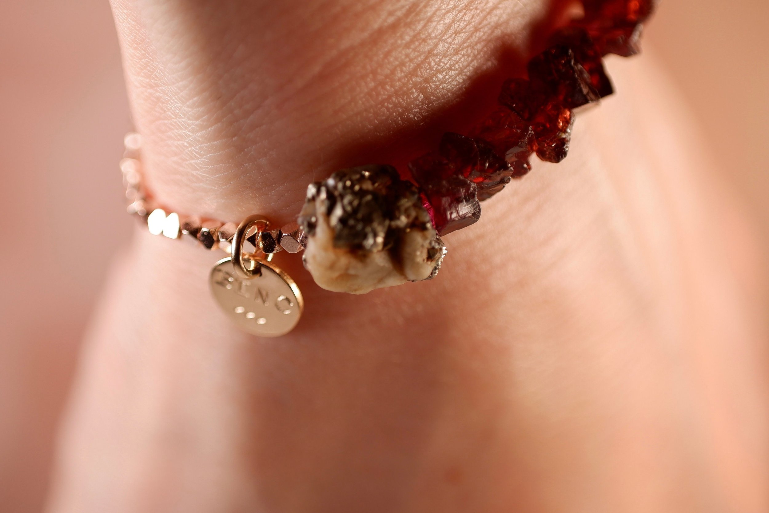 Miss SCARLET Bracelet Angle View Up Close