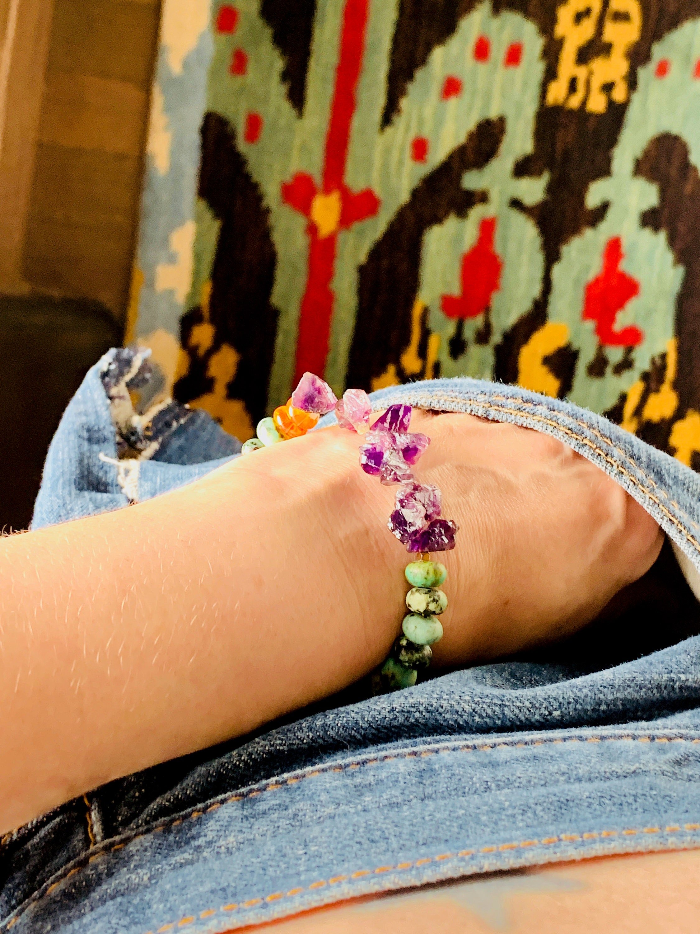 YARA Bracelet Model Wearing On Wrist