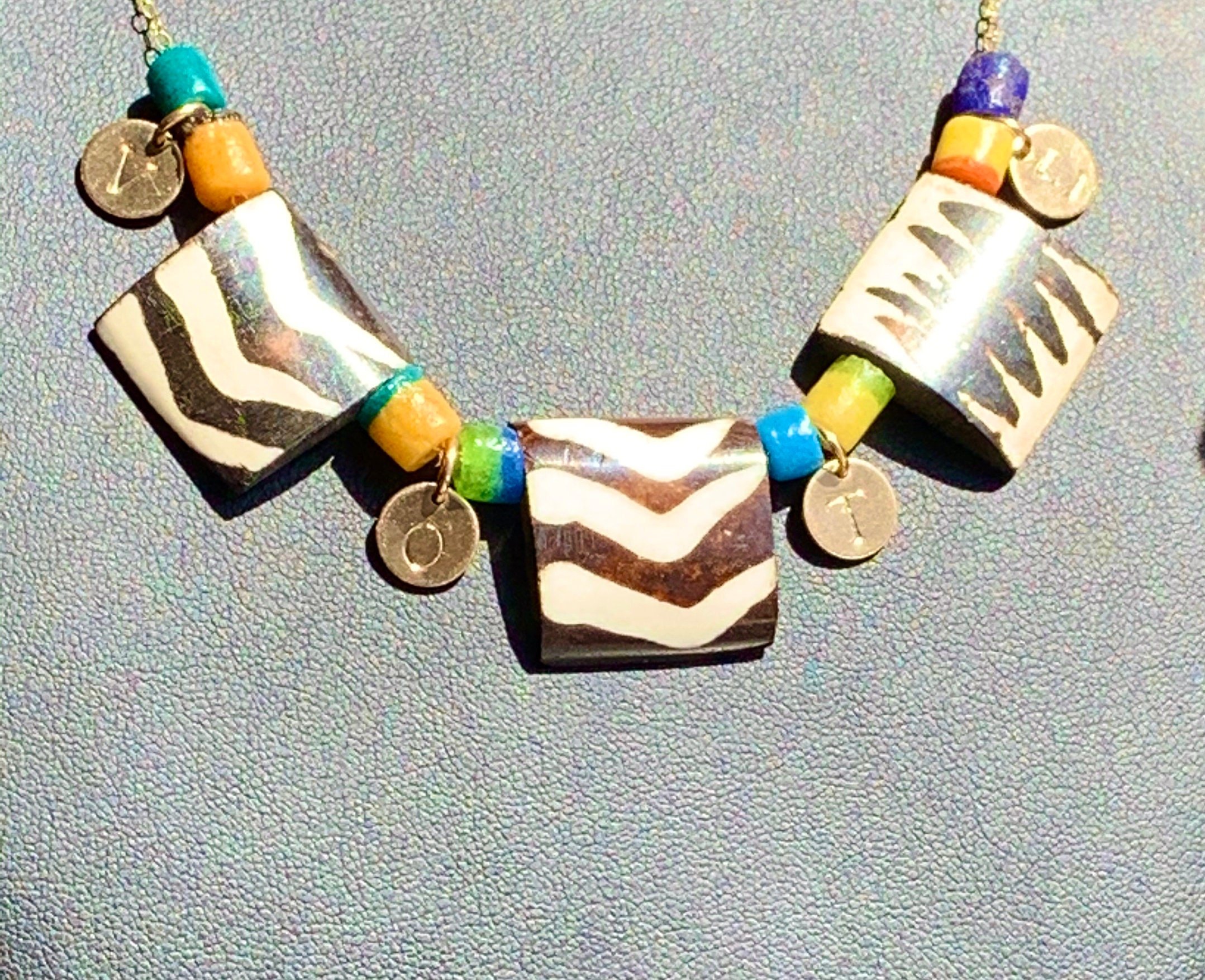 MICHELLE Beaded Necklace Front View