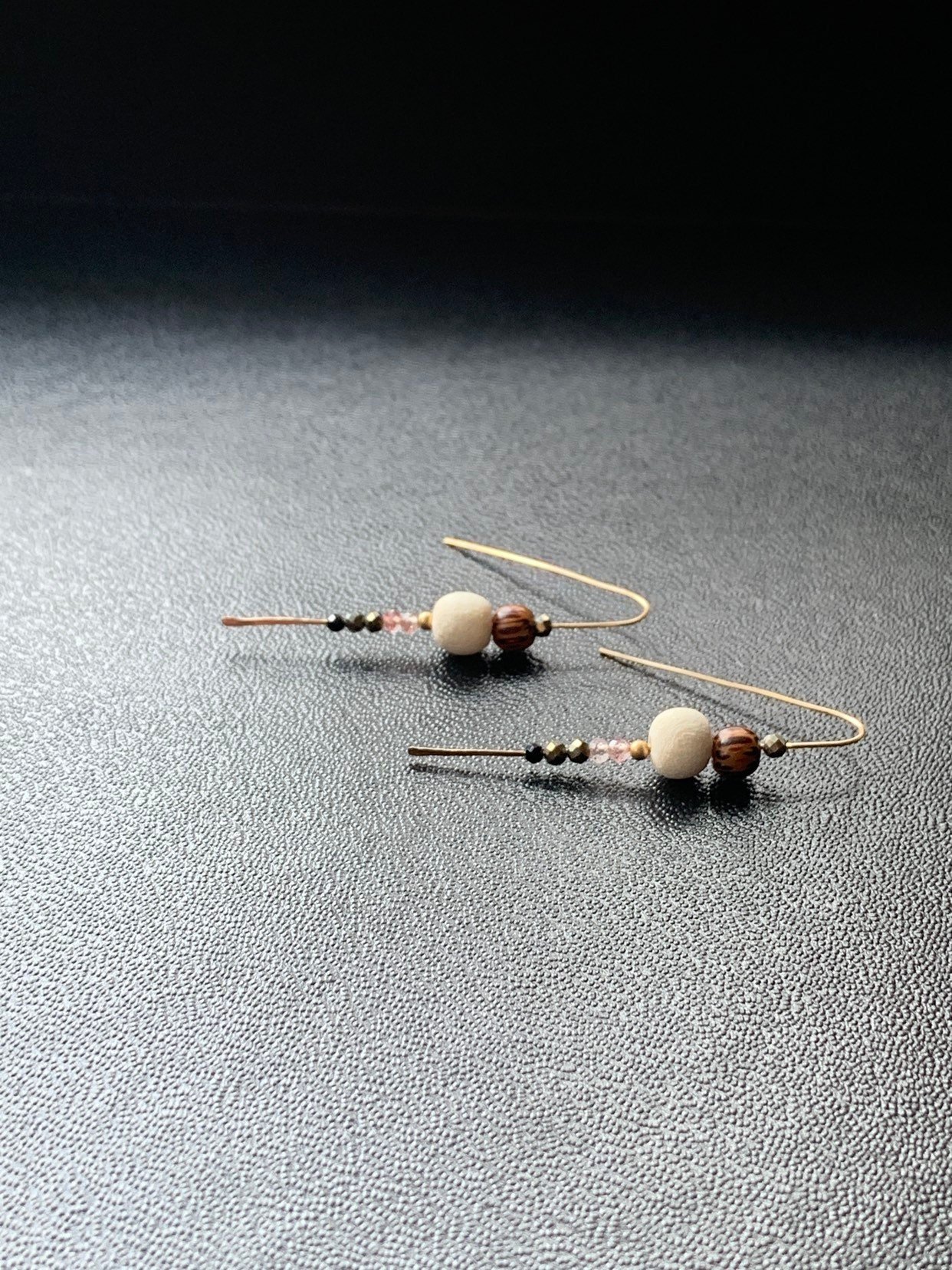 DAPHNE Earrings Close Up Angle View