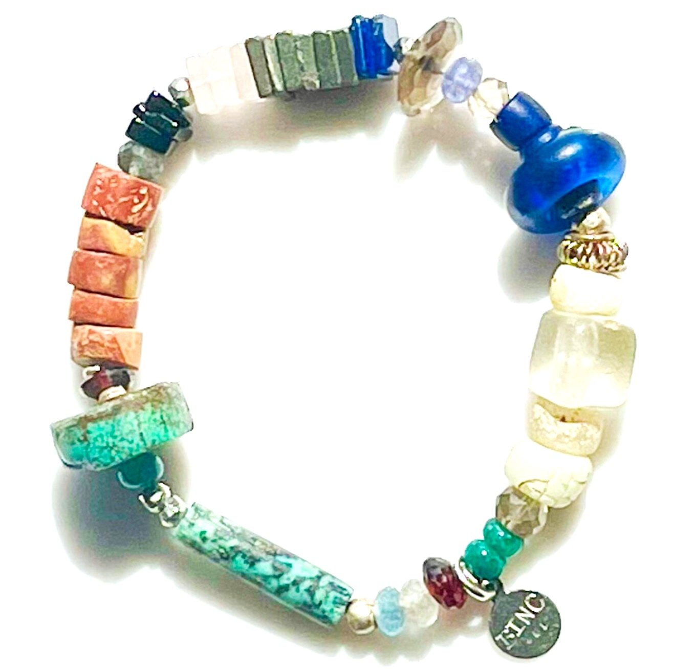 KANDINSKY Inspired Beaded Bracelet Top View