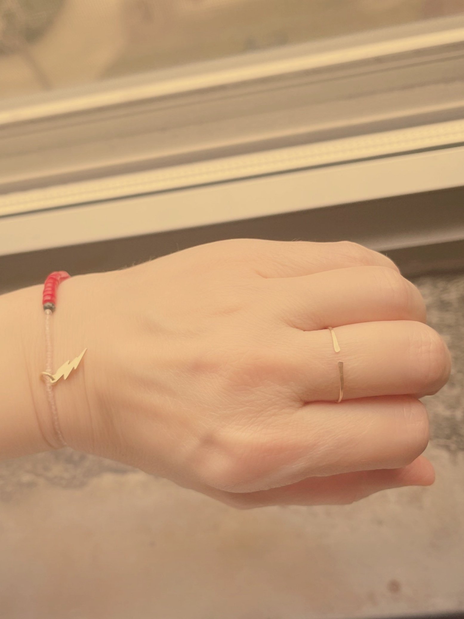 PEONY Bracelet Model Wearing On Wrist