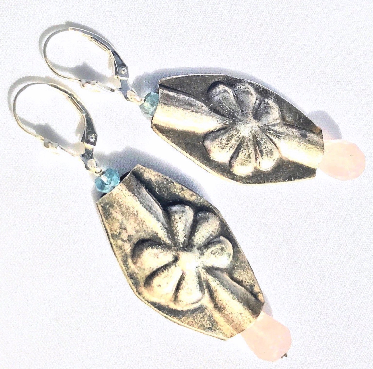 FLORA Earrings Front Angle View