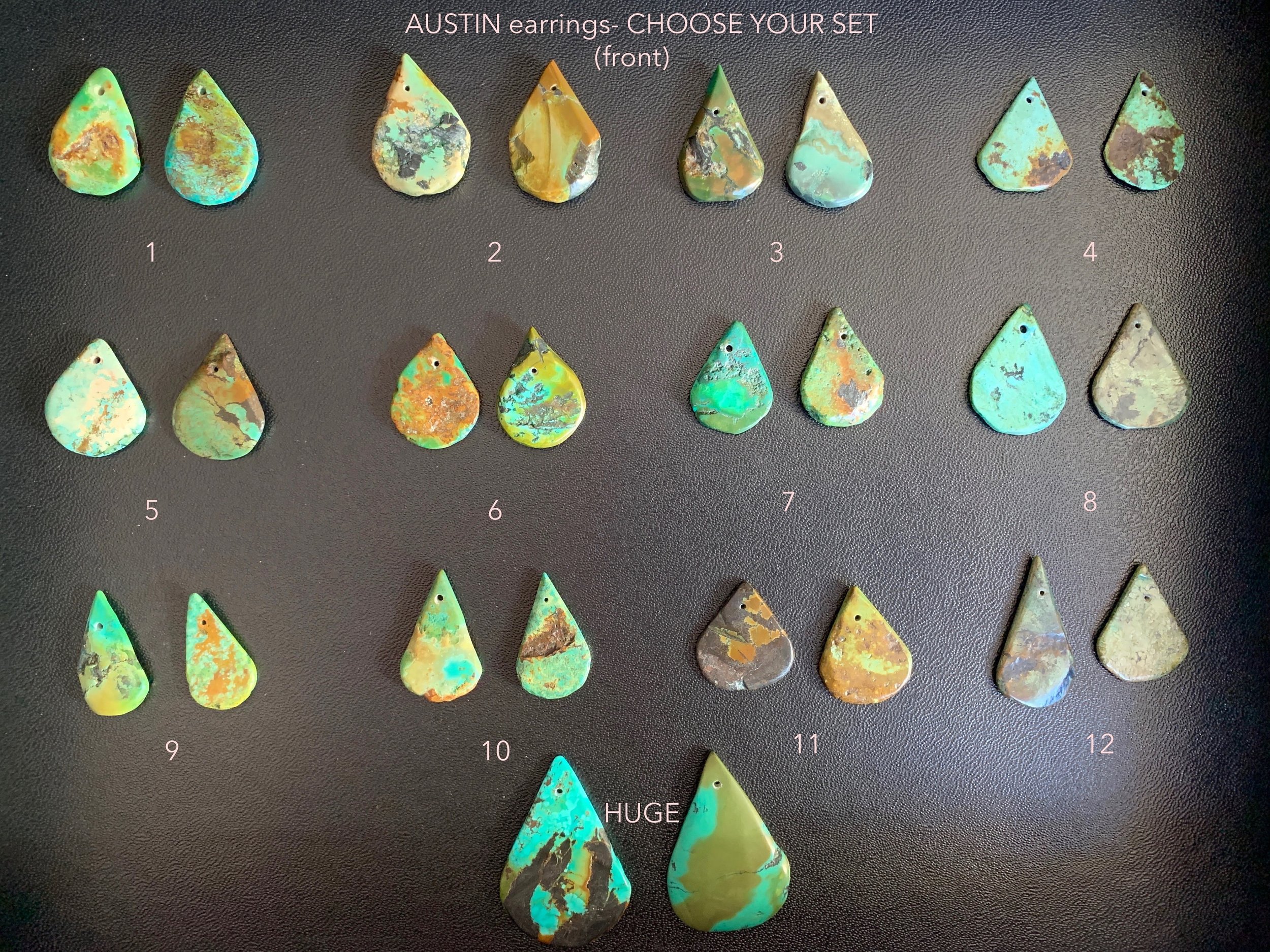 AUSTIN Earrings Color Choices