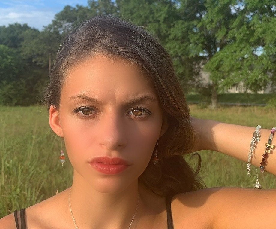 LILY Earrings Model Wearing
