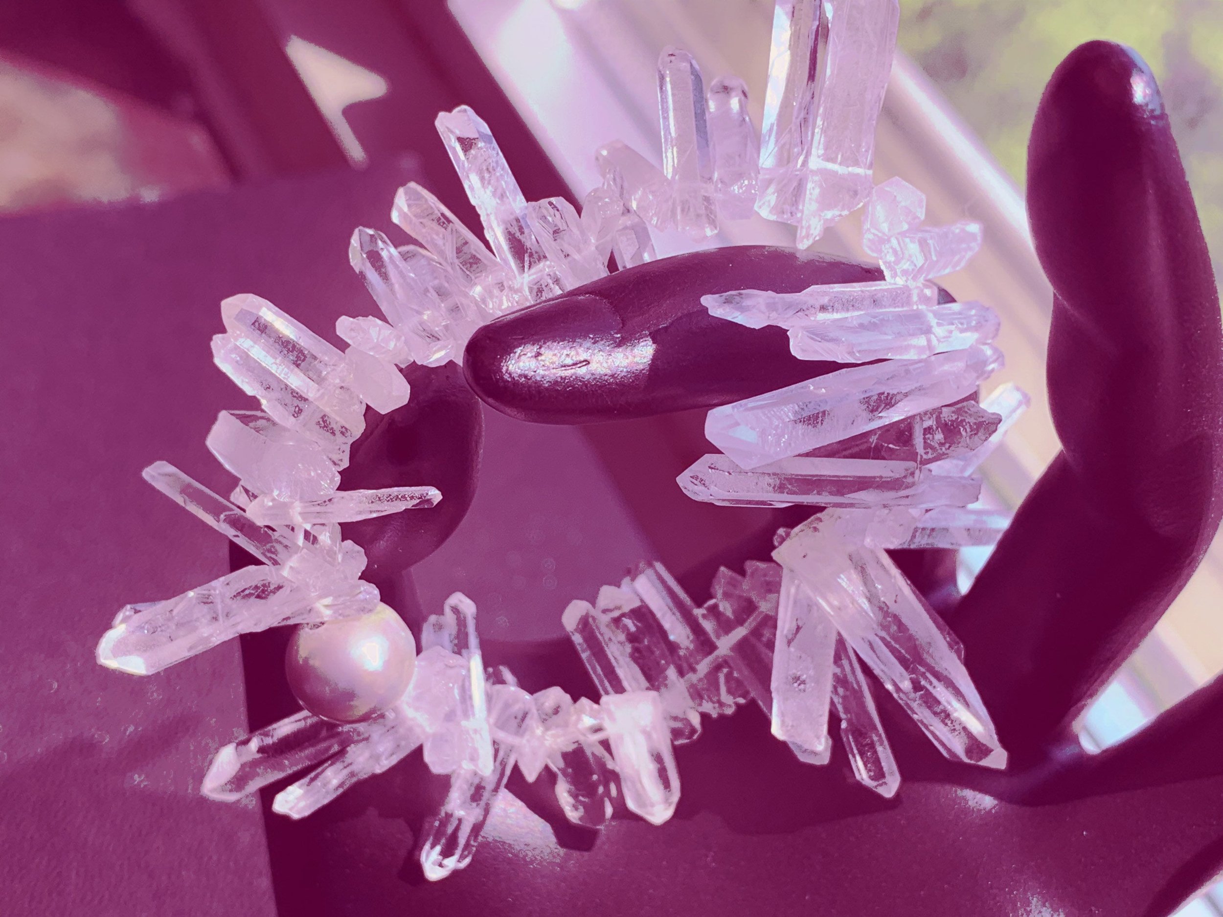 CRYSTAL Bracelet On Display