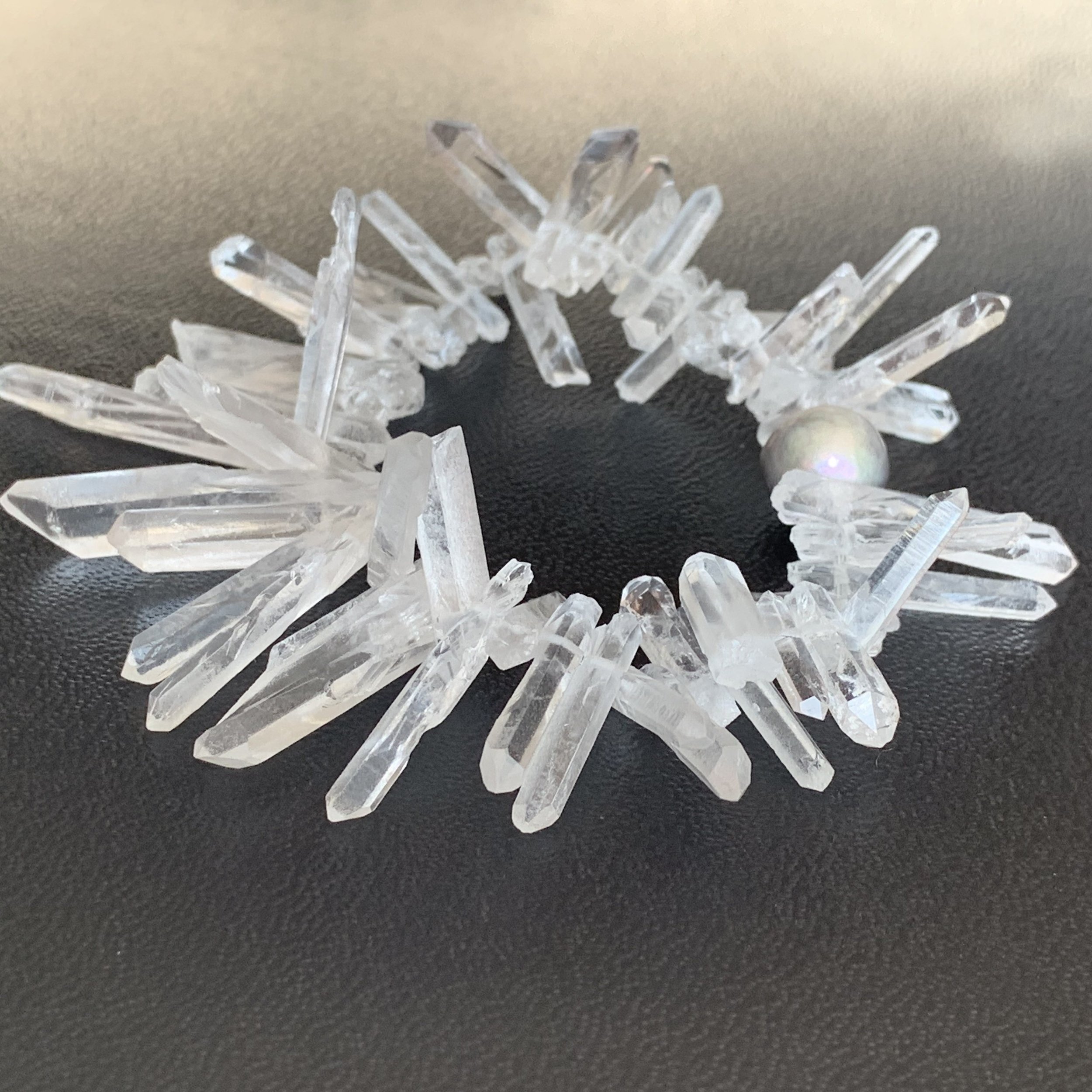 CRYSTAL Bracelet Front Angle View