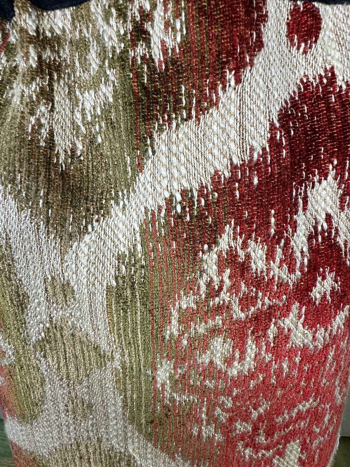 close up of woven textile of Piper