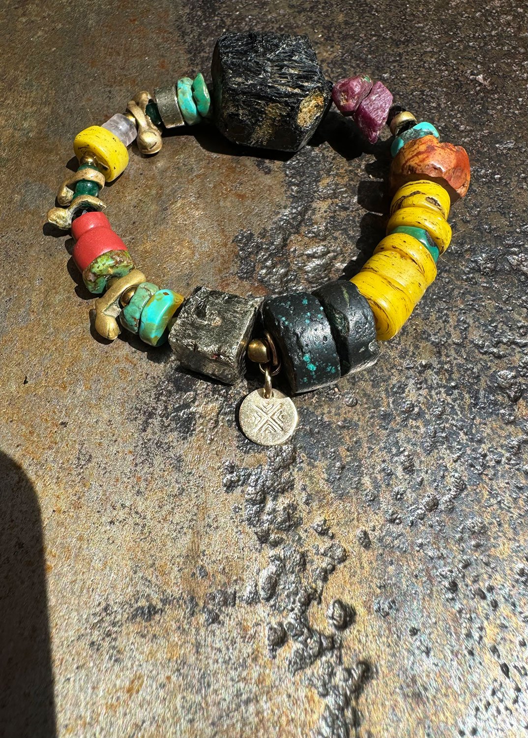 SADE Beaded Bracelet Top Side View