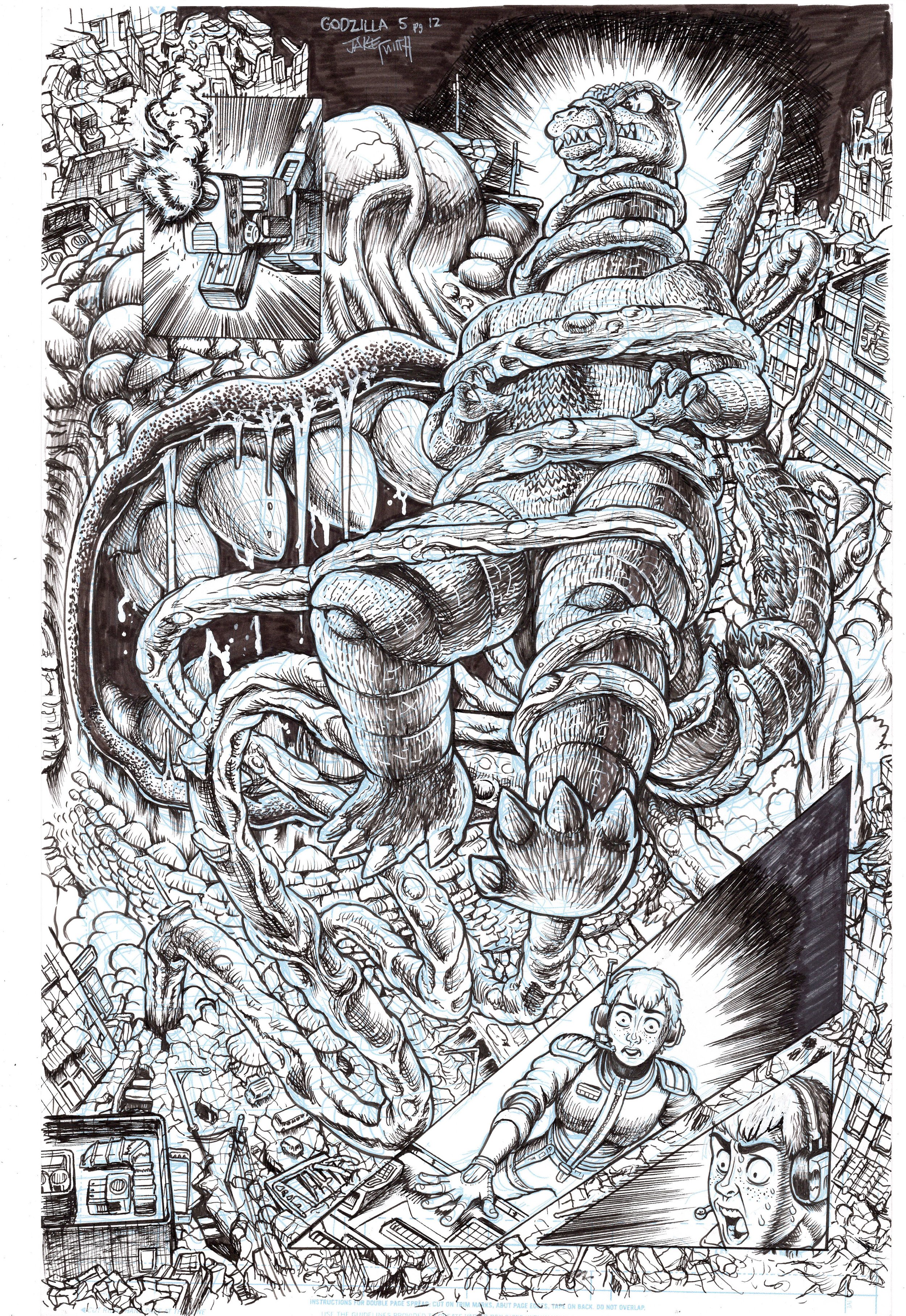 Godzilla: War for Humanity #5, Page 12