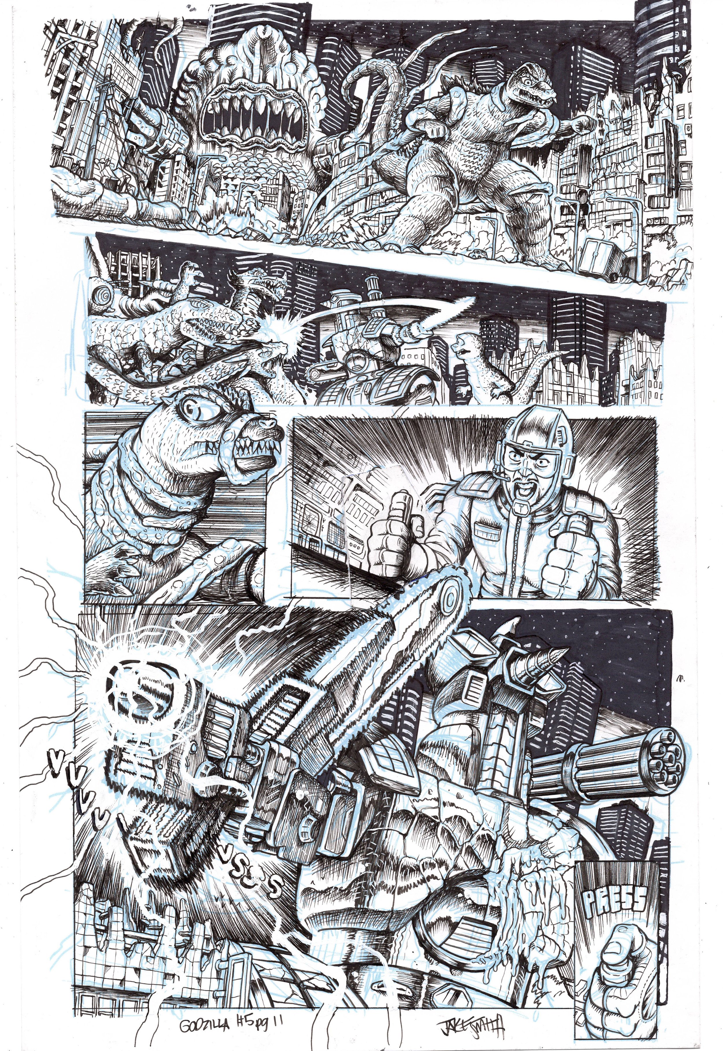 Godzilla: War for Humanity #5, Page 11