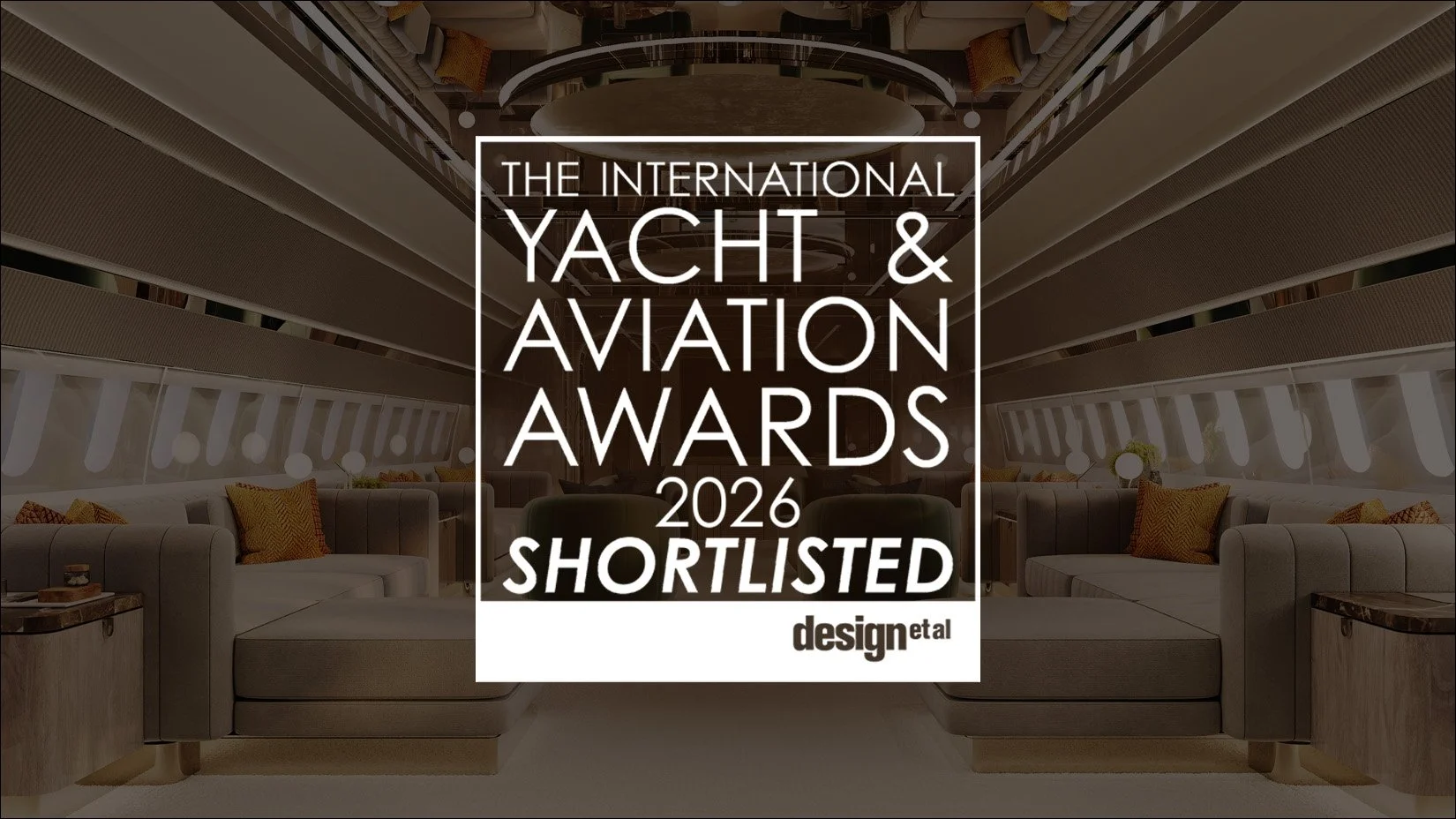 SHORTLISTED Private Jet Design Concept Award | In Collaboration with Boeing Business Jets | International Yacht & Aviation Awards 2026 | design et al