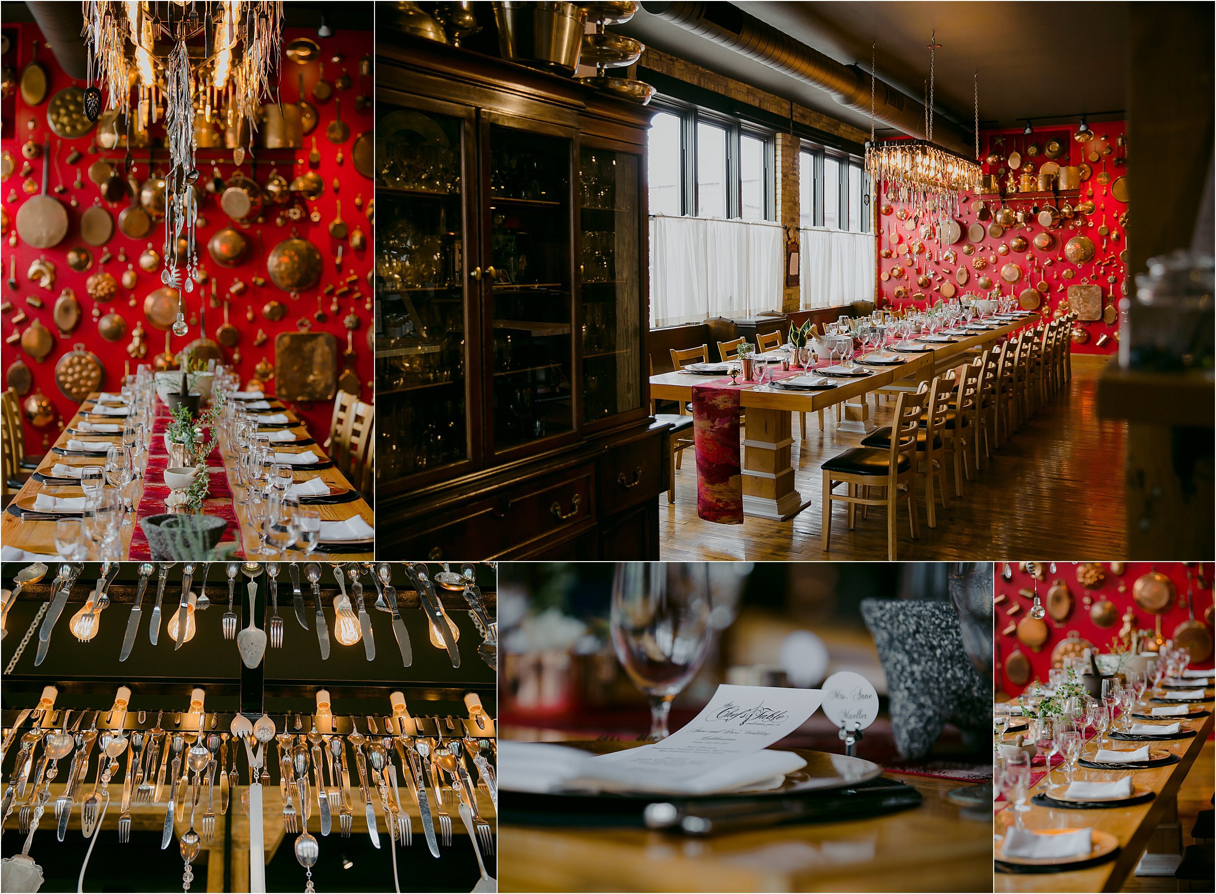 18-chefs-table-red-wall-silverware-chandelier.JPG